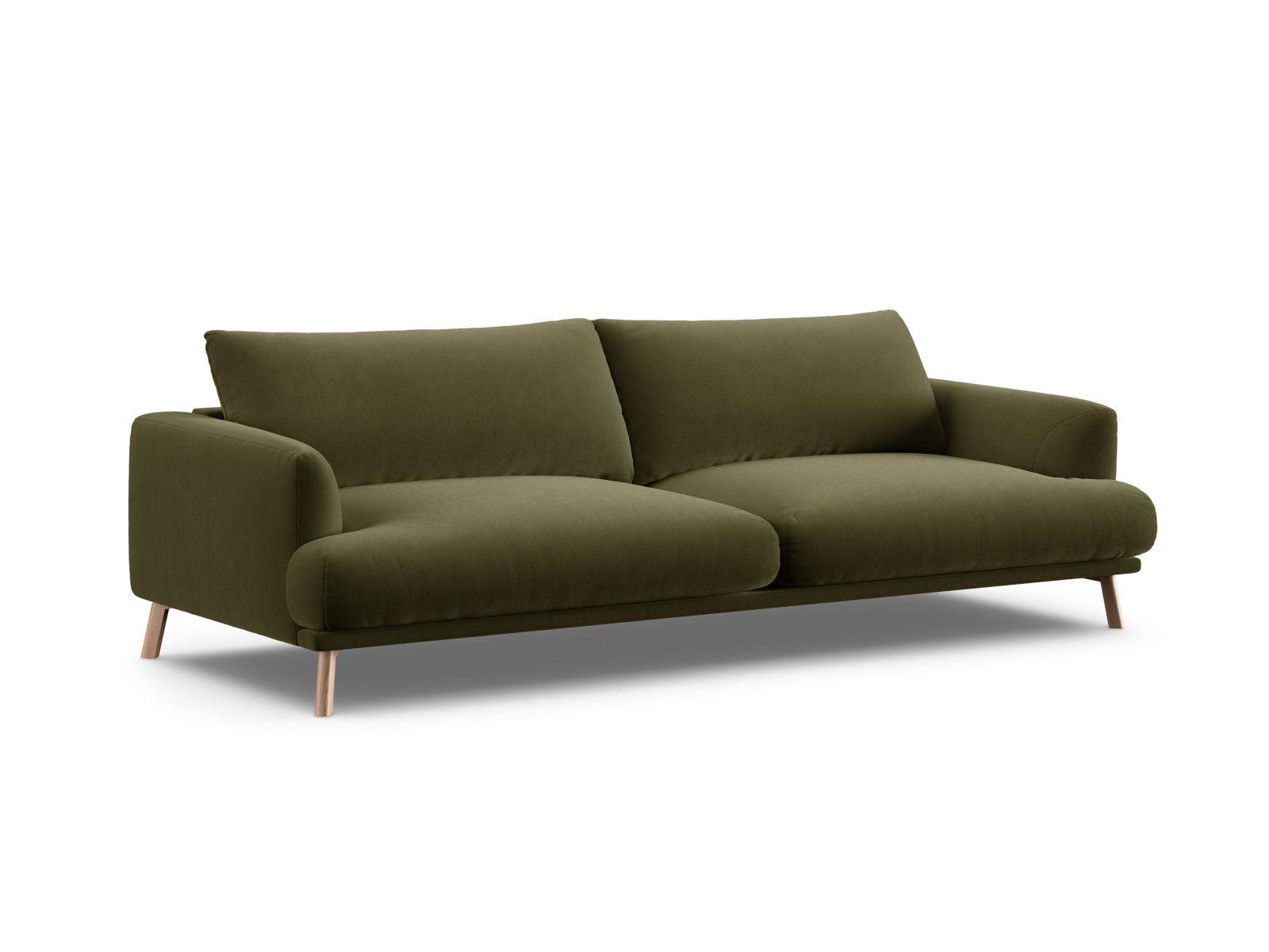 Velvet Sofa, "Naomi", 4 Seats, 230x95x75