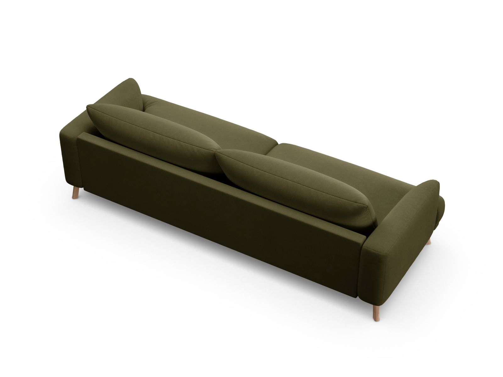 Velvet Sofa, "Naomi", 4 Seats, 230x95x75