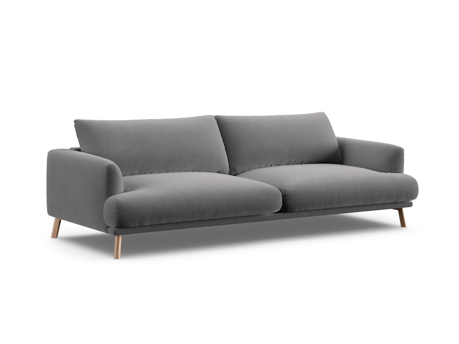 Velvet Sofa, "Naomi", 4 Seats, 230x95x75