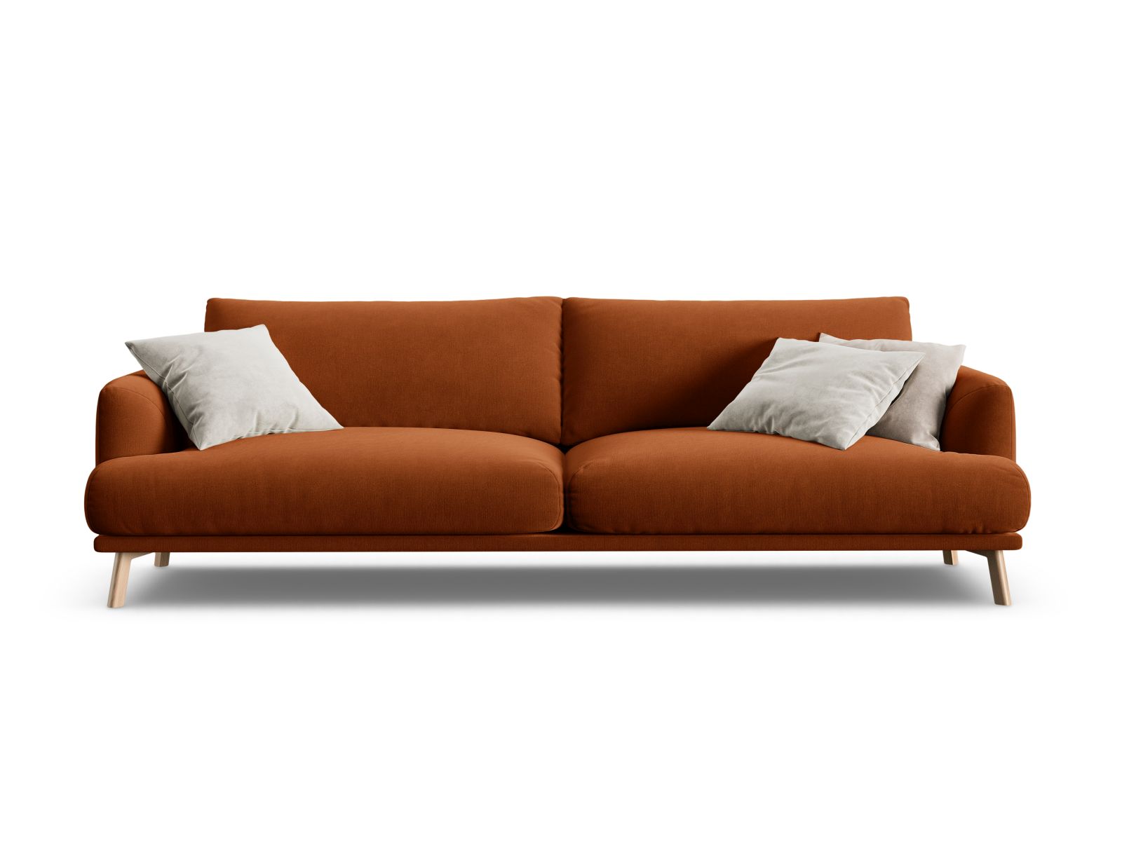Velvet Sofa, "Naomi", 4 Seats, 230x95x75