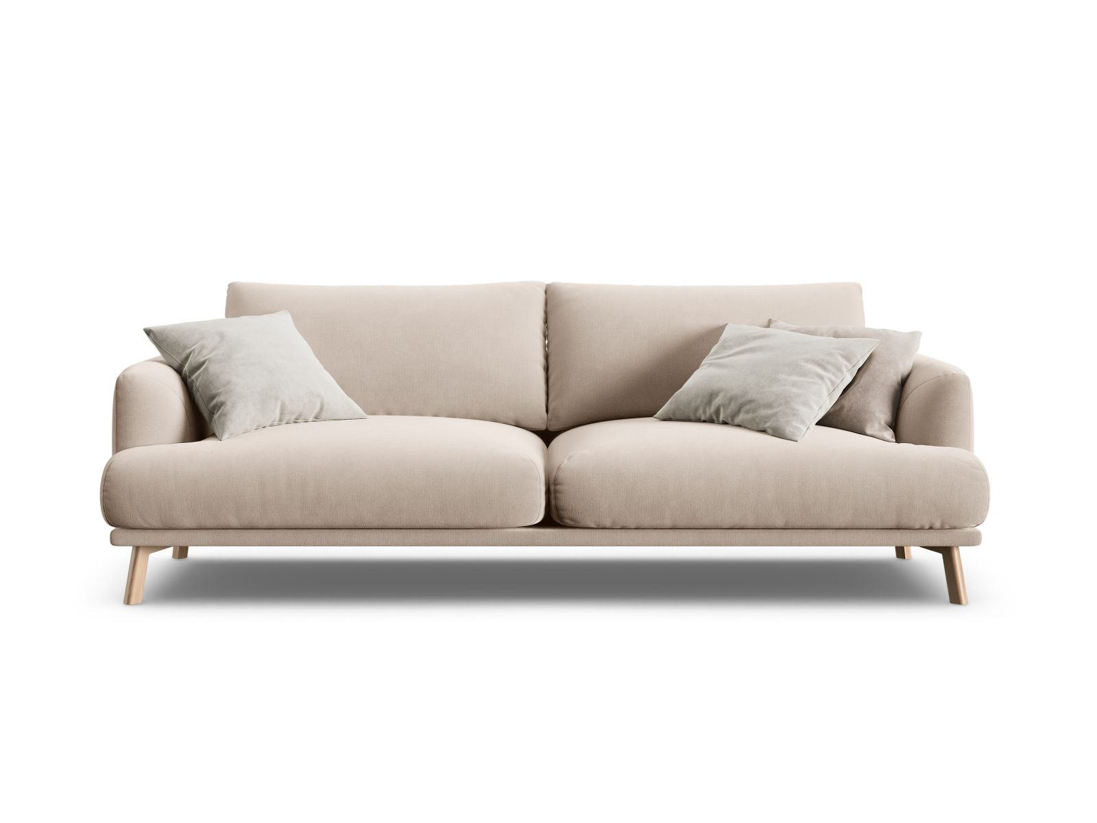Velvet Sofa, "Naomi", 3 Seats, 200x95x75
