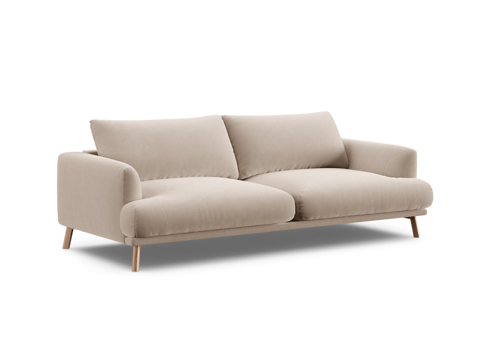 Velvet Sofa, "Naomi", 3 Seats, 200x95x75