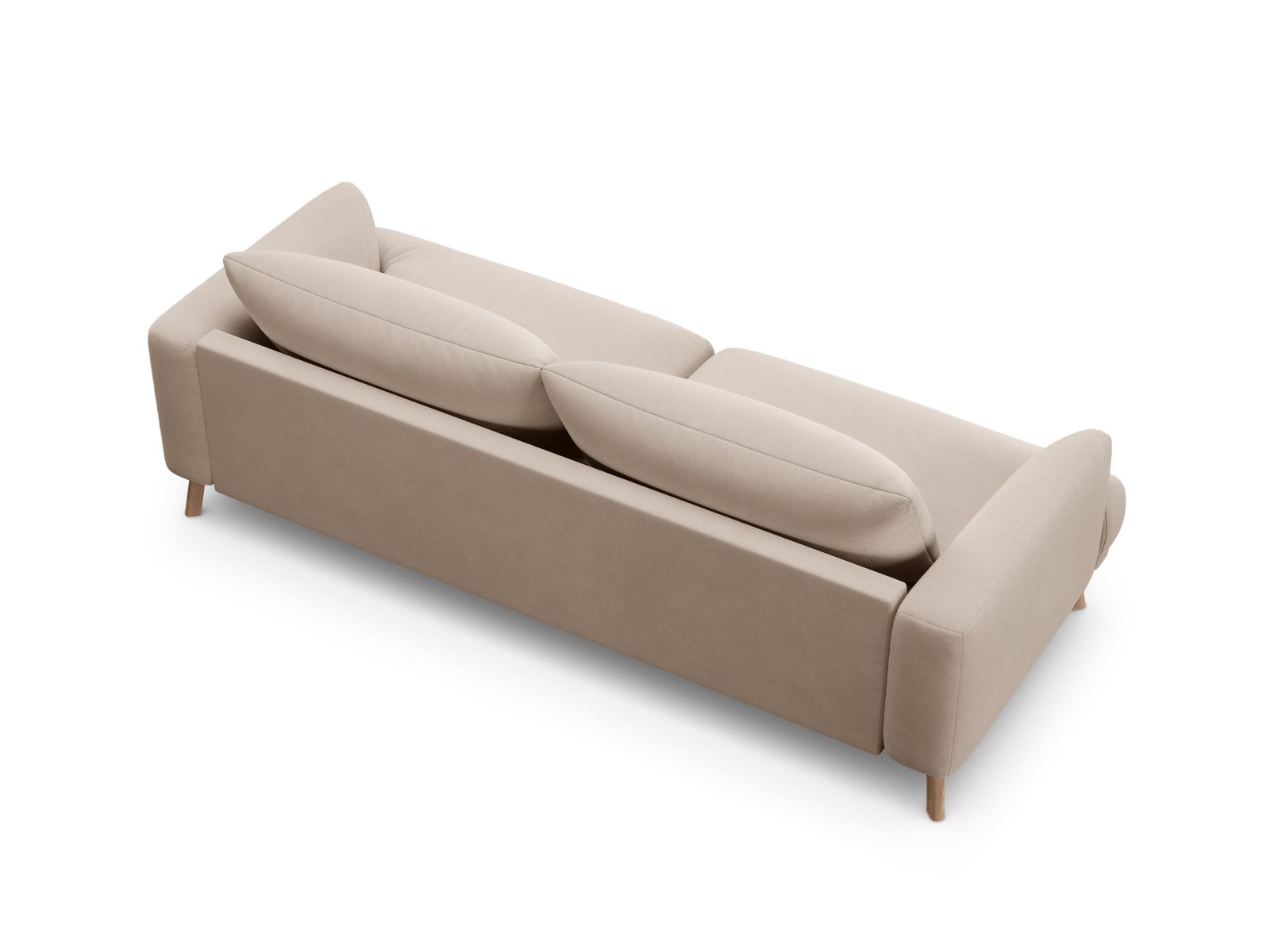Velvet Sofa, "Naomi", 3 Seats, 200x95x75