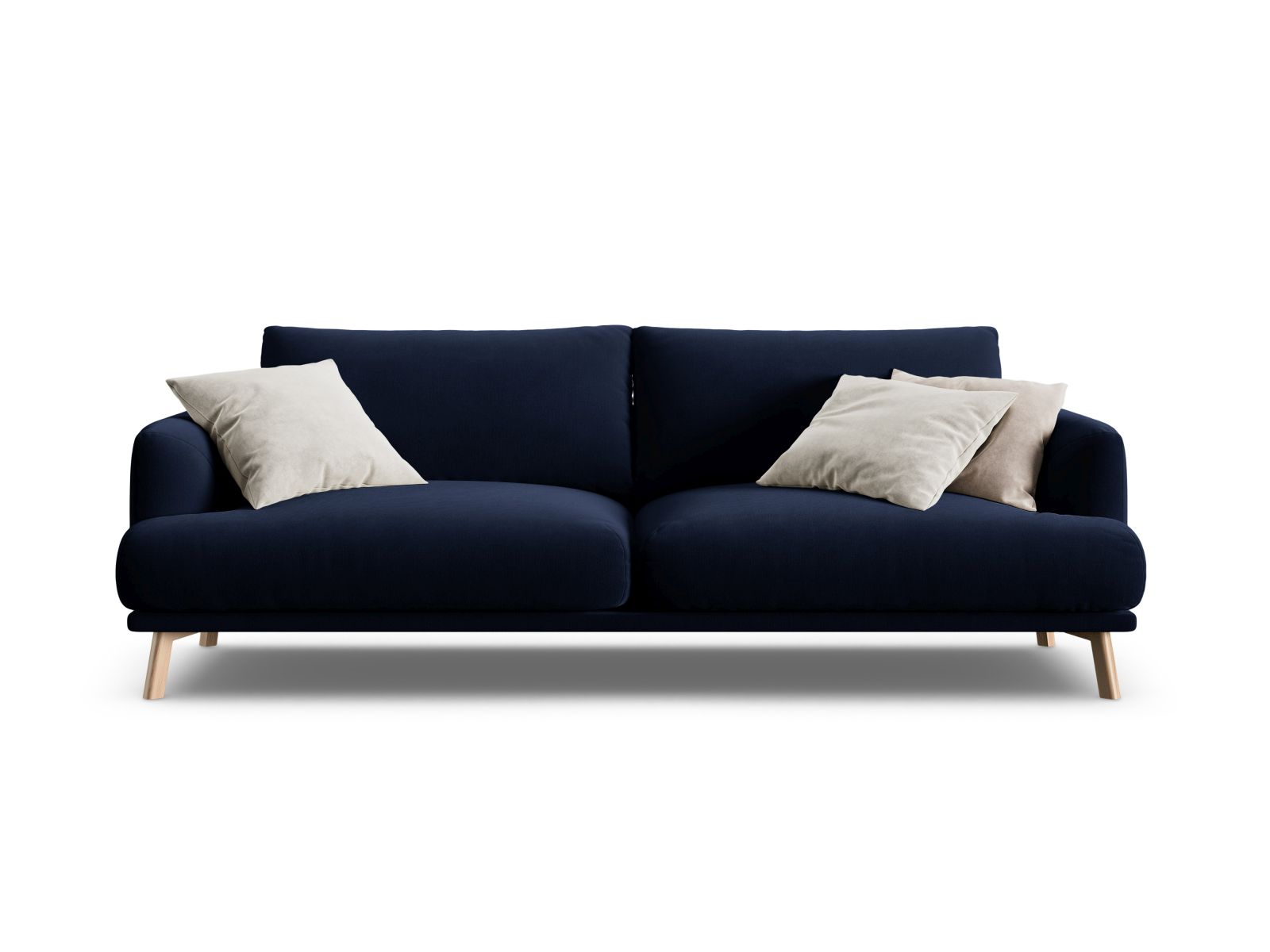 Velvet Sofa, "Naomi", 3 Seats, 200x95x75