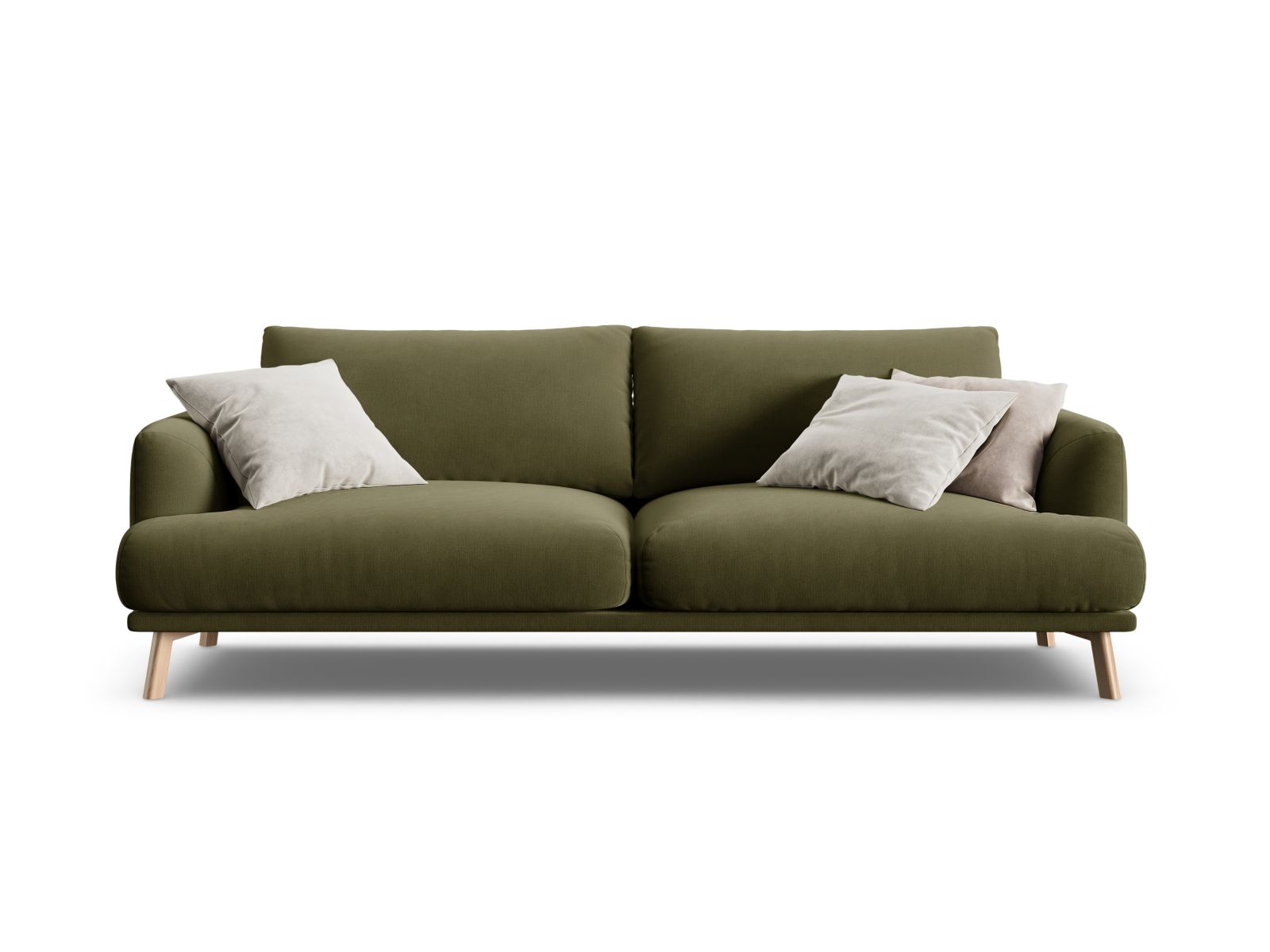 Velvet Sofa, "Naomi", 3 Seats, 200x95x75