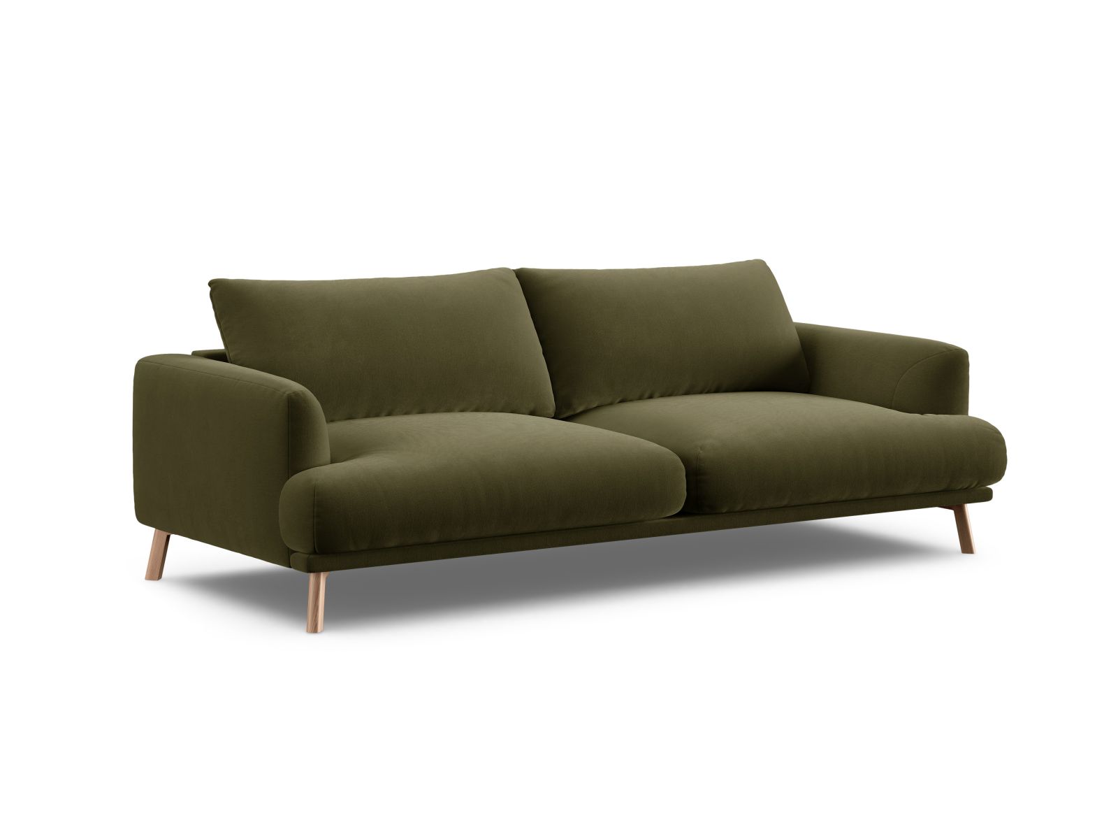 Velvet Sofa, "Naomi", 3 Seats, 200x95x75