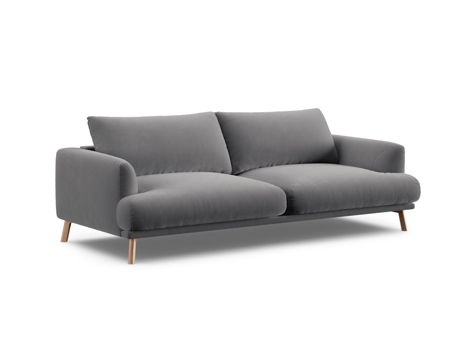 Velvet Sofa, "Naomi", 3 Seats, 200x95x75