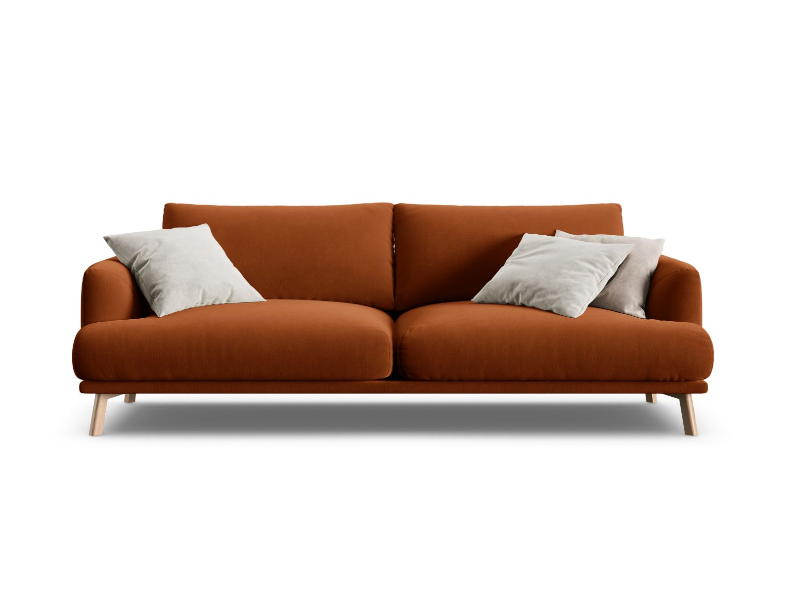 Velvet Sofa, "Naomi", 3 Seats, 200x95x75