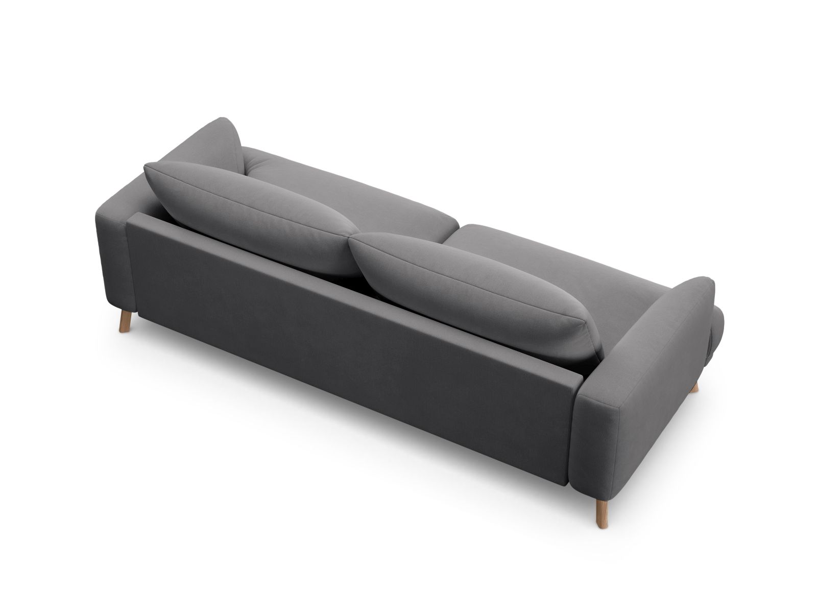 Velvet Sofa, "Naomi", 3 Seats, 200x95x75