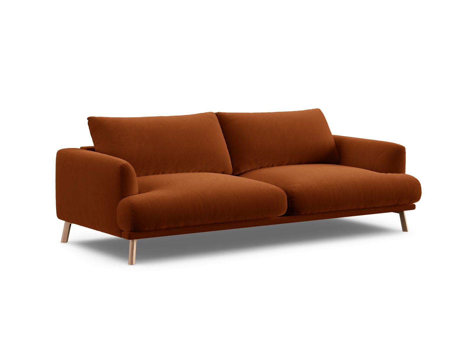 Velvet Sofa, "Naomi", 3 Seats, 200x95x75