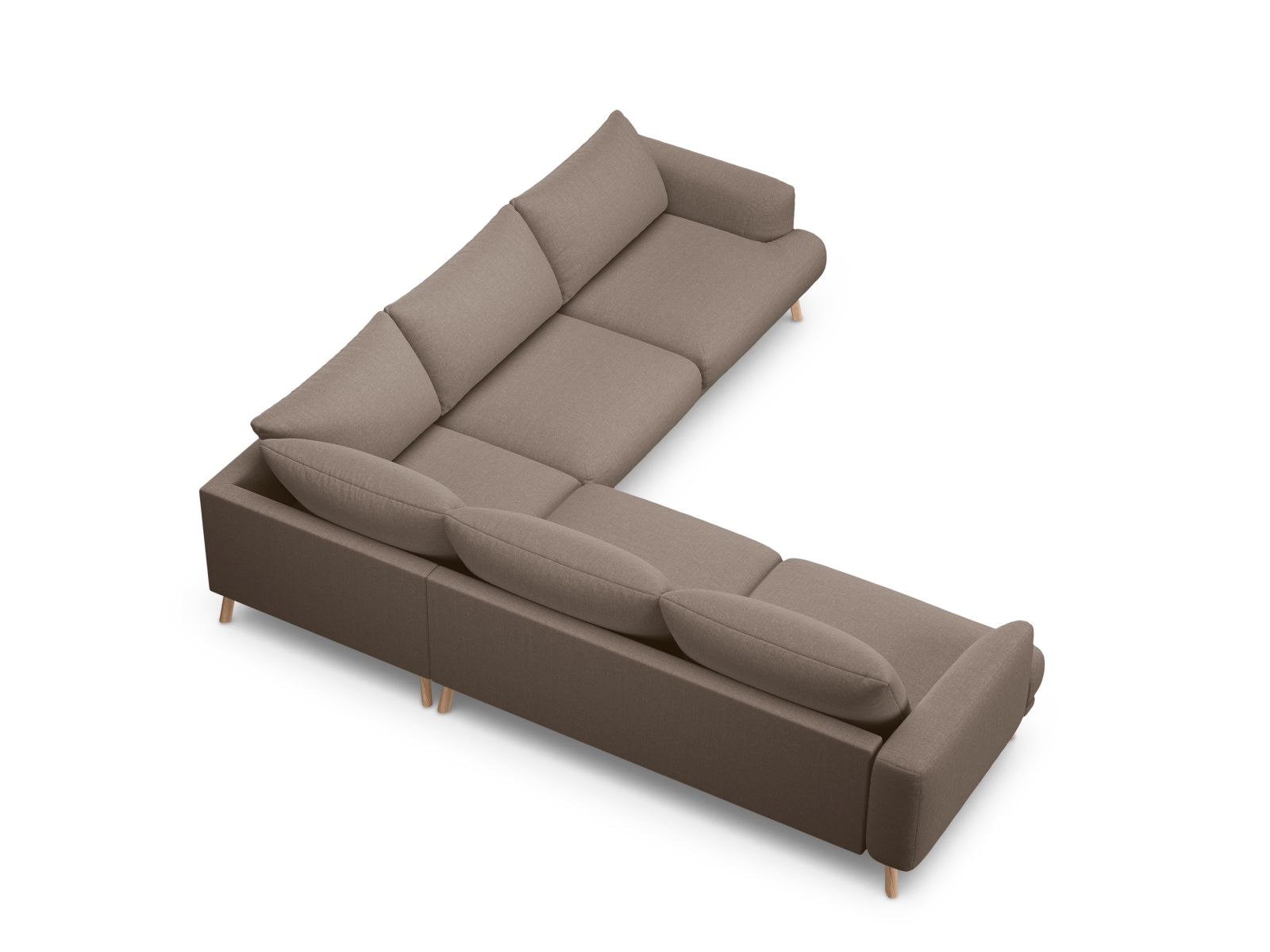 Symmetrical Corner Sofa, "Naomi", 5 Seats, 280x280x75