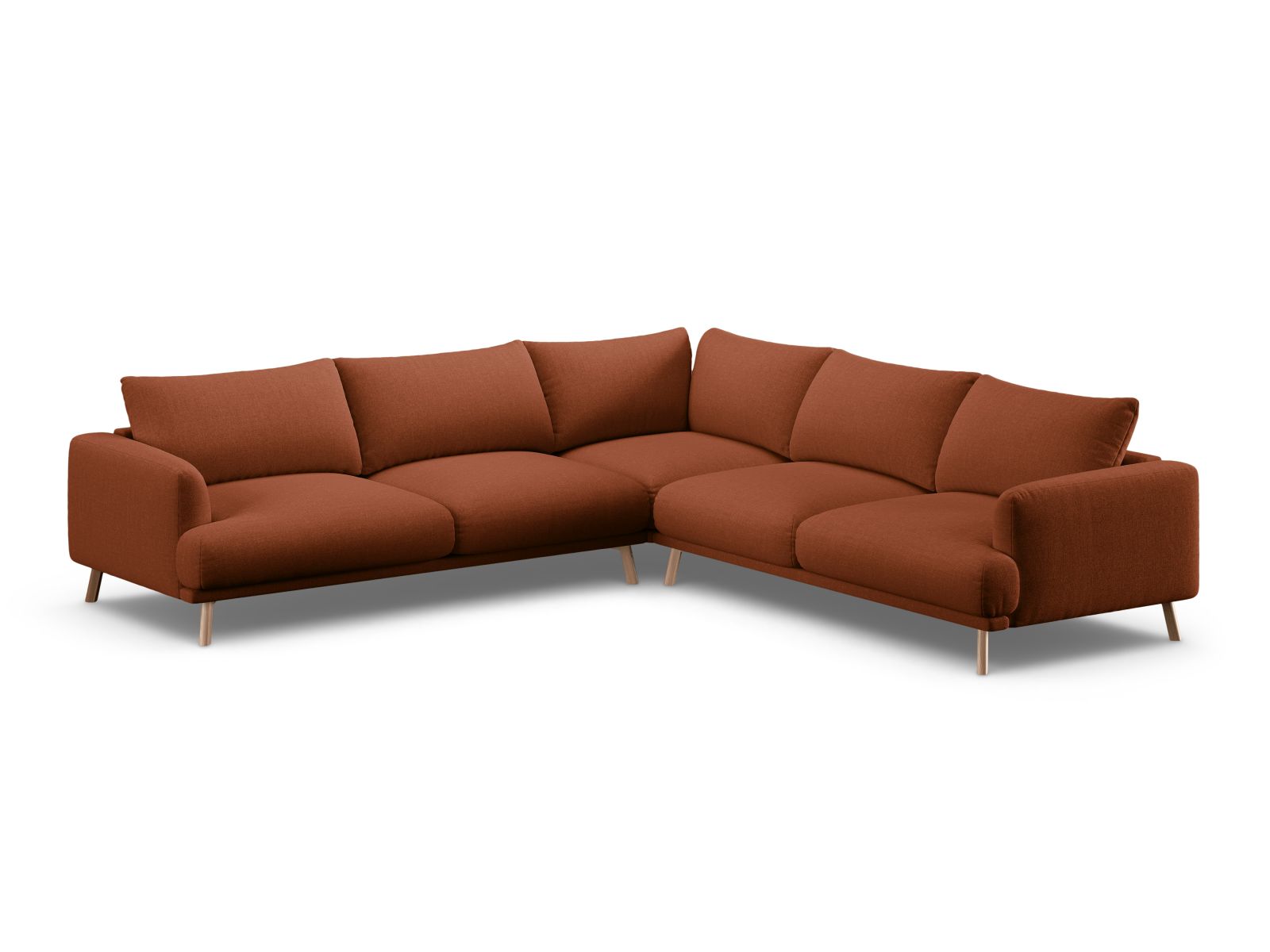 Symmetrical Corner Sofa, "Naomi", 5 Seats, 280x280x75