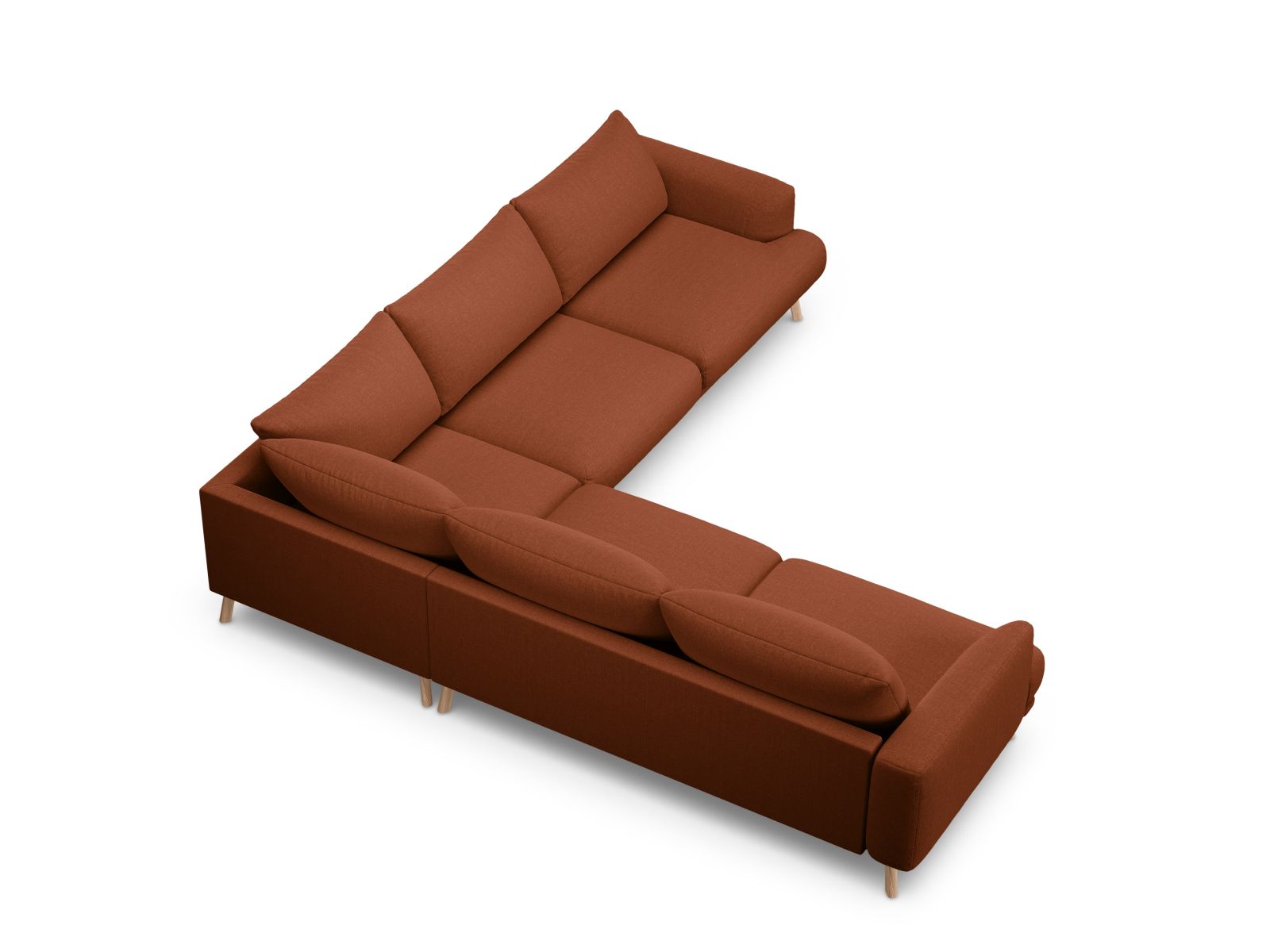 Symmetrical Corner Sofa, "Naomi", 5 Seats, 280x280x75