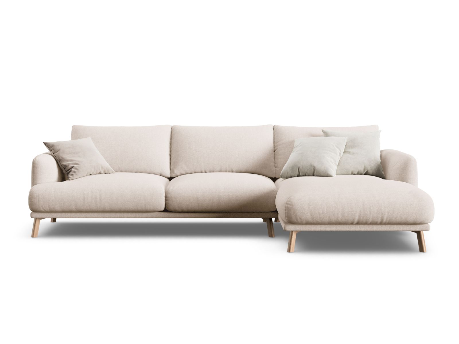 Right Corner Sofa, "Naomi", 4 Seats, 285x170x75