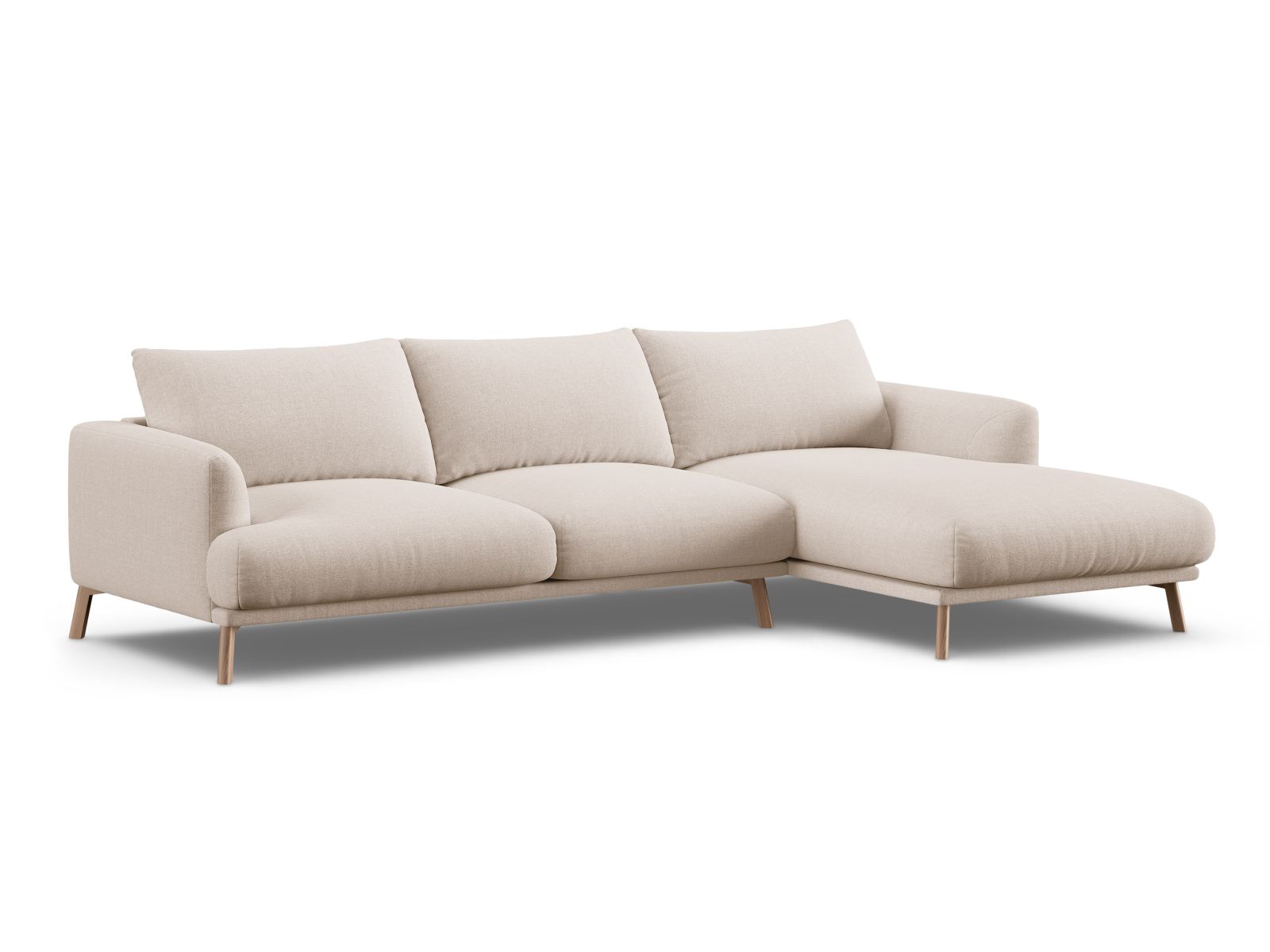 Right Corner Sofa, "Naomi", 4 Seats, 285x170x75