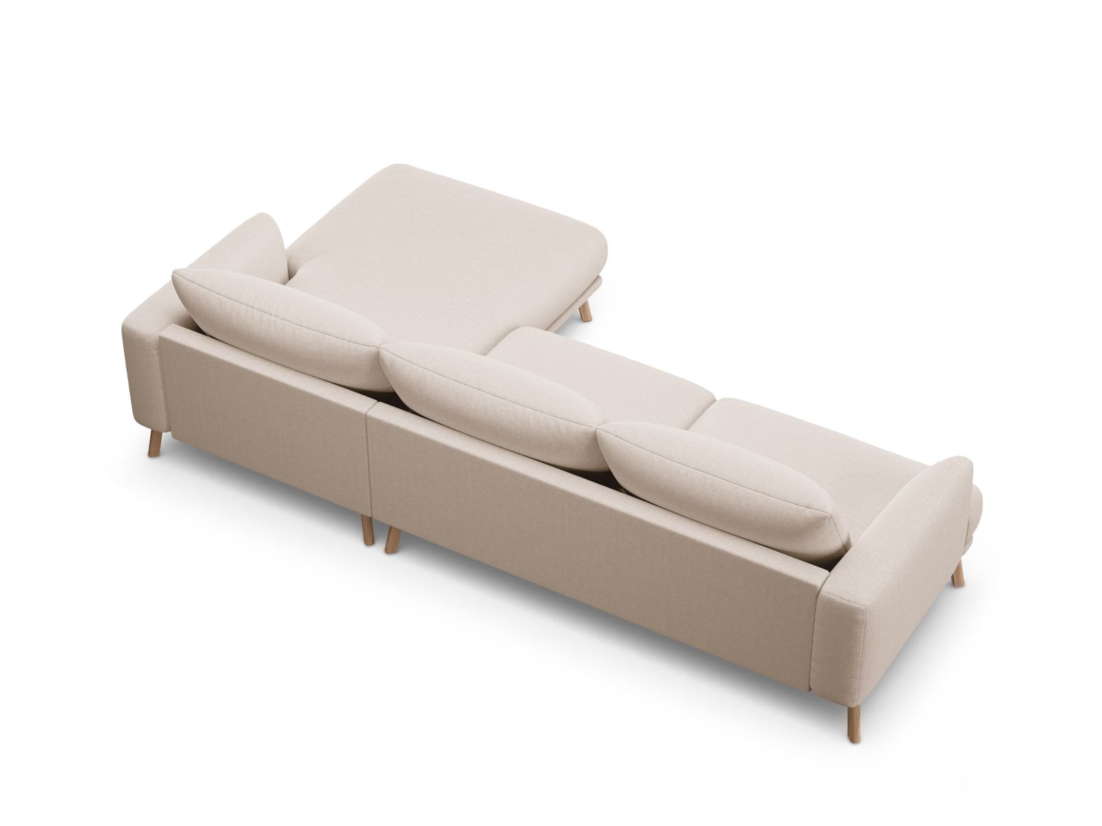 Right Corner Sofa, "Naomi", 4 Seats, 285x170x75