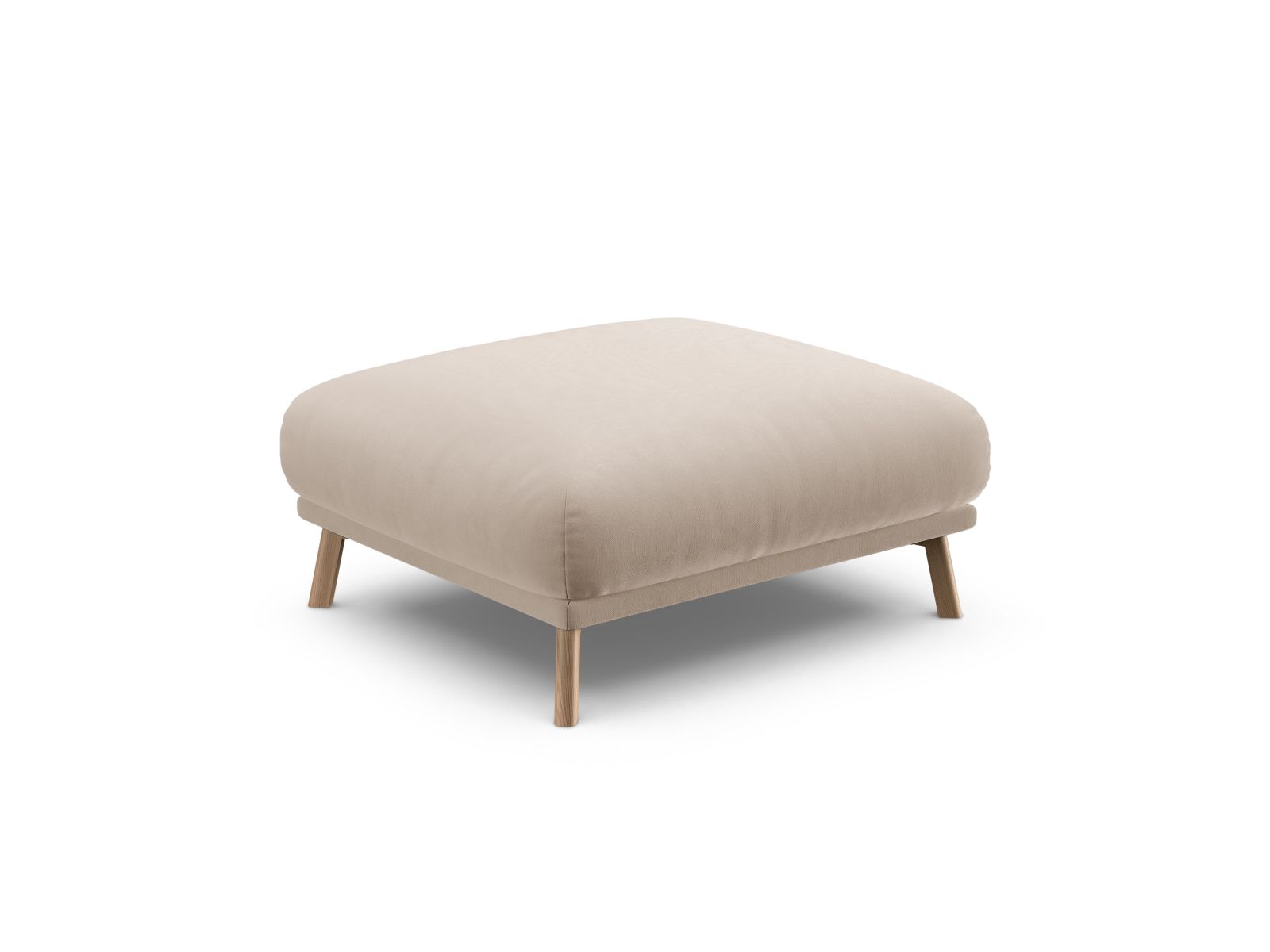 Velvet Pouf, "Naomi", 1 Seat, 85x85x41