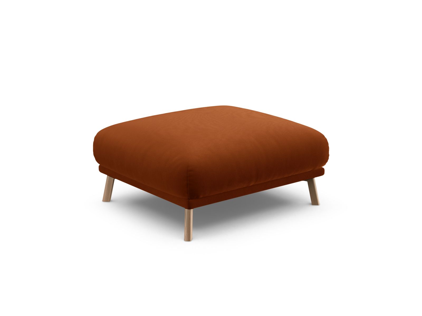 Velvet Pouf, "Naomi", 1 Seat, 85x85x41