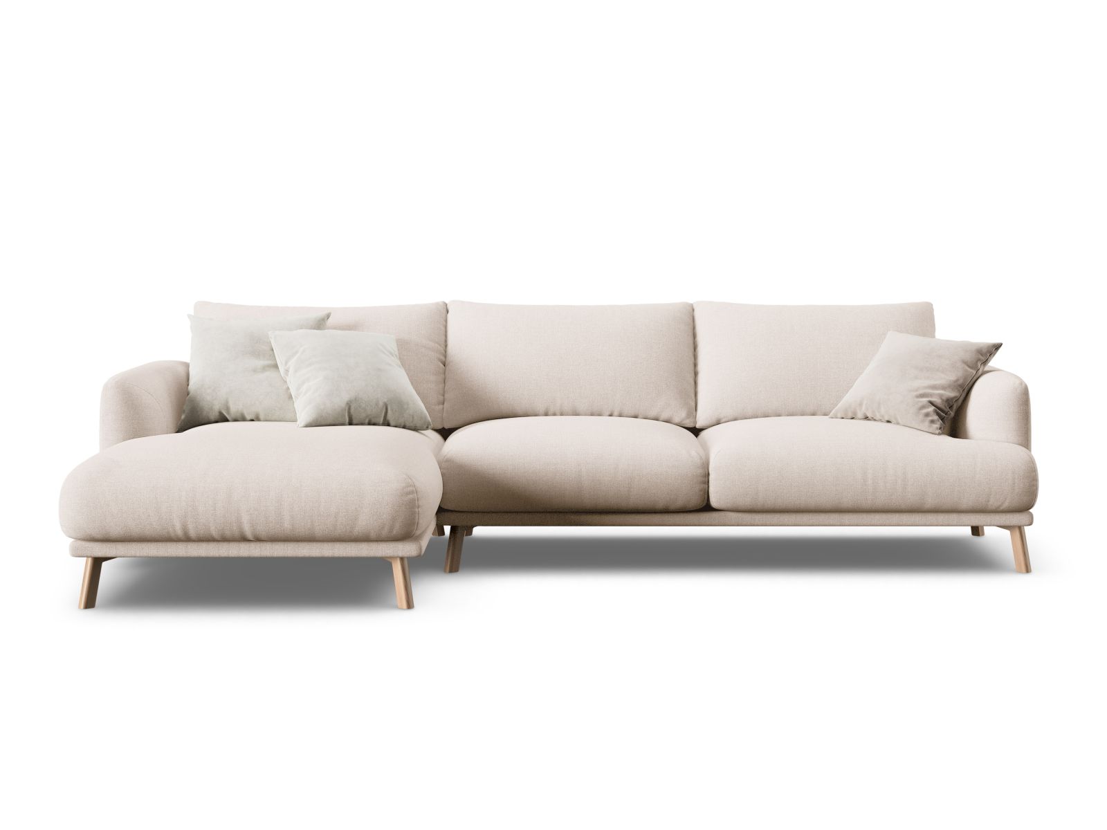 Left Corner Sofa, "Naomi", 4 Seats, 285x170x75