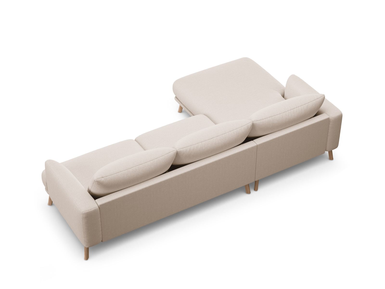 Left Corner Sofa, "Naomi", 4 Seats, 285x170x75