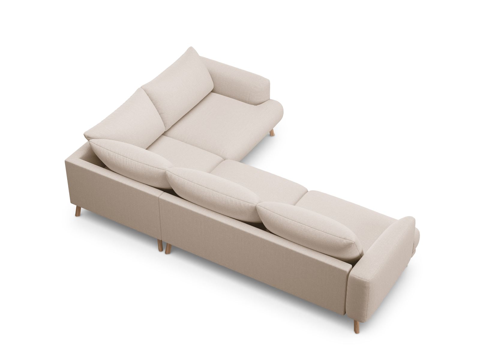 Right Corner Sofa, "Naomi", 4 Seats, 280x195x75
