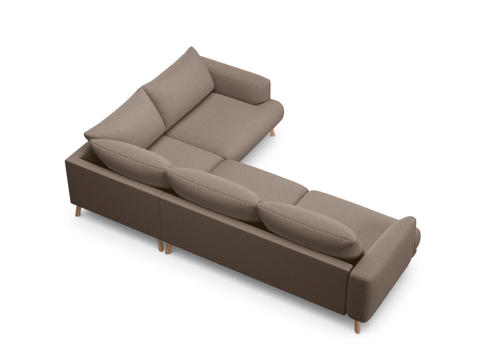 Right Corner Sofa, "Naomi", 4 Seats, 280x195x75
