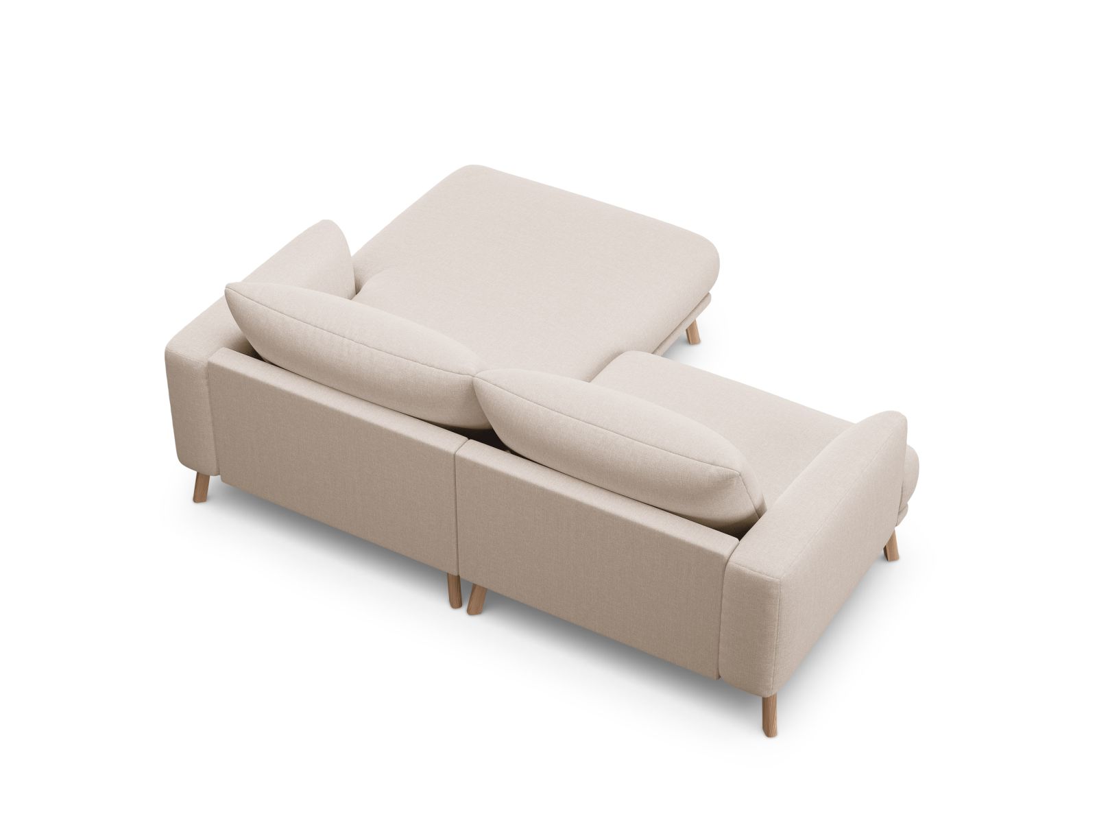 Right Corner Sofa, "Naomi", 3 Seats, 200x170x75