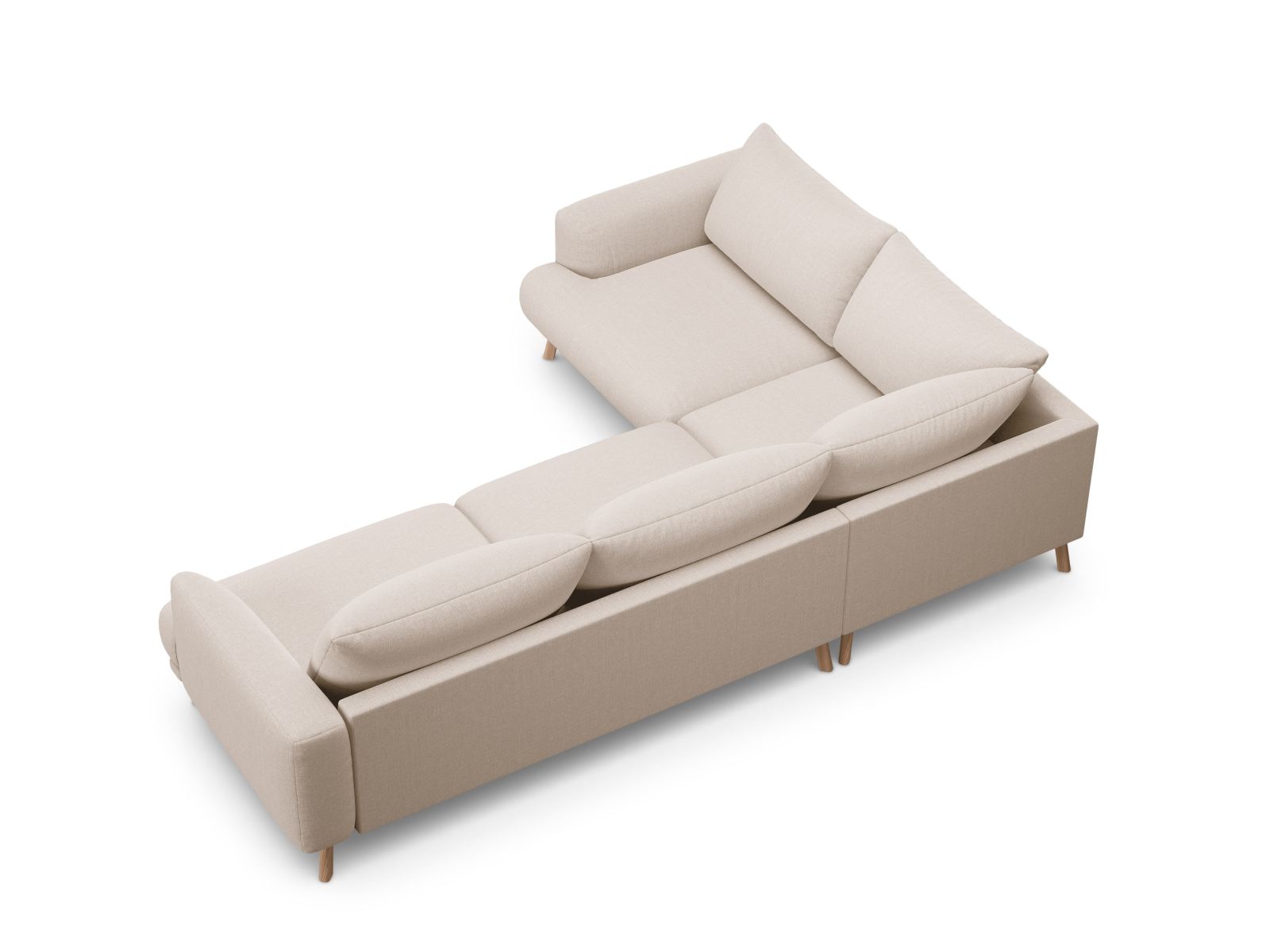 Left Corner Sofa, "Naomi", 4 Seats, 280x195x75