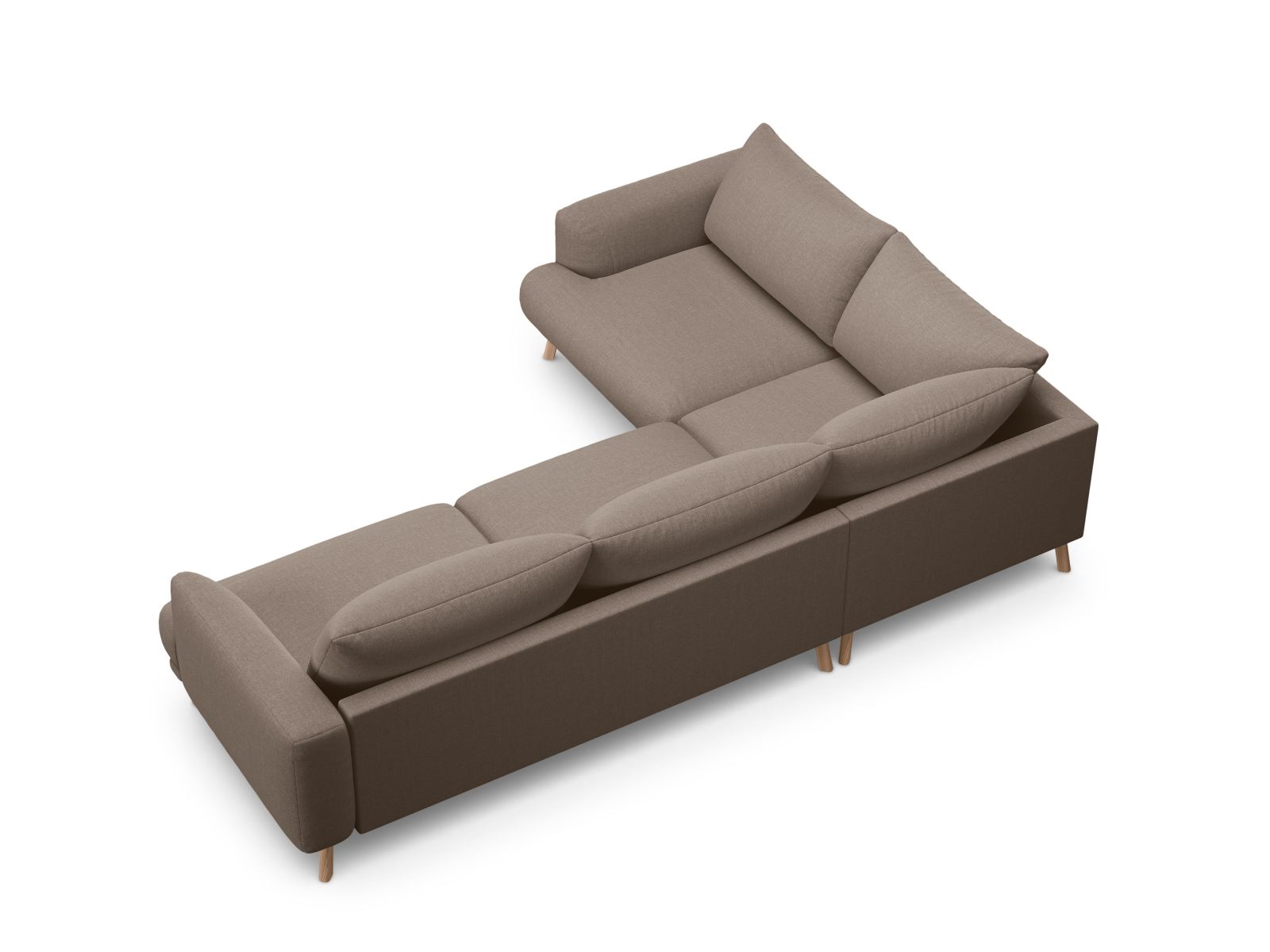Left Corner Sofa, "Naomi", 4 Seats, 280x195x75