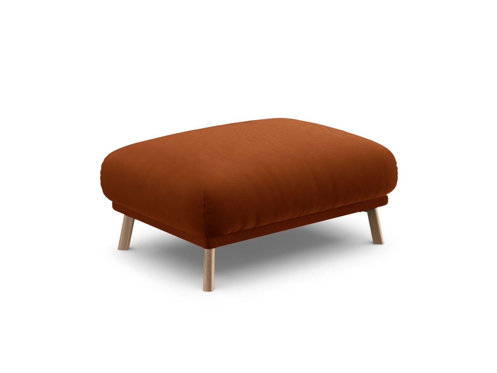 Velvet Pouf, "Naomi", 1 Seat, 100x70x41