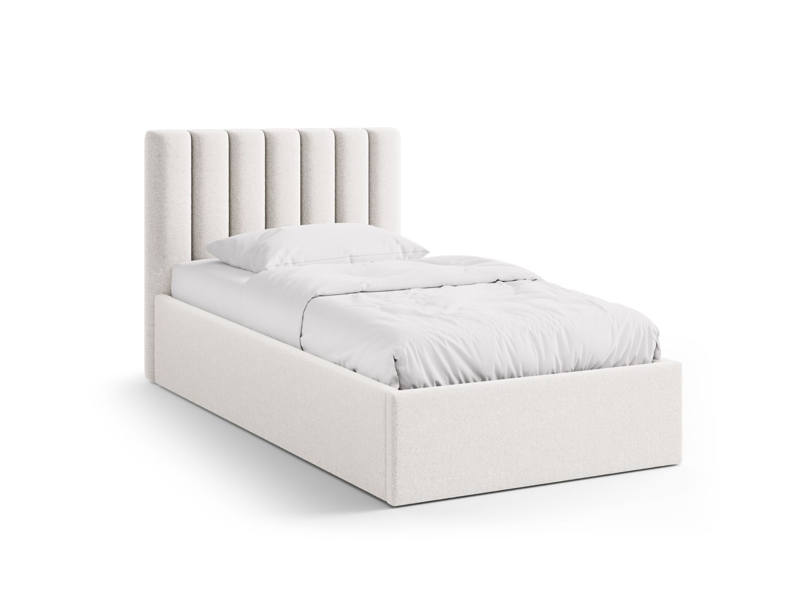 Storage Bed With Headboard, "Allison", 100x220x95