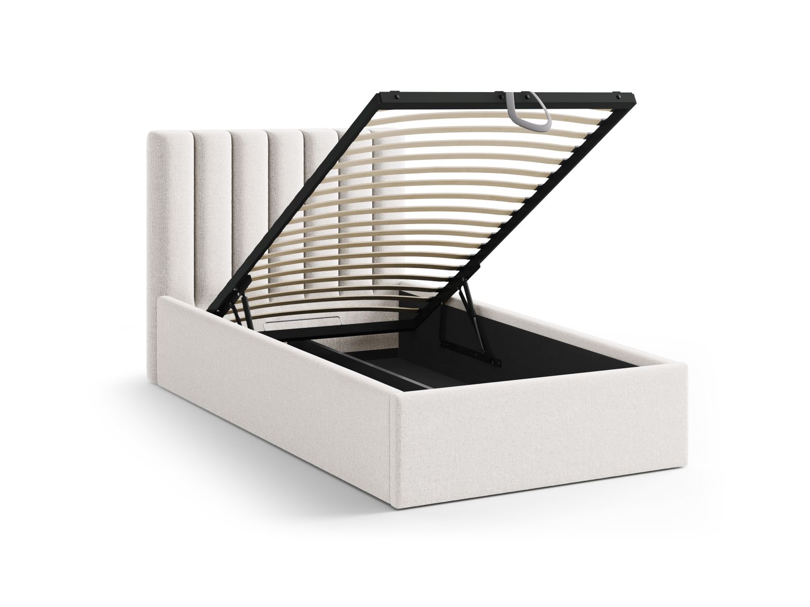 Storage Bed With Headboard, "Allison", 100x220x95