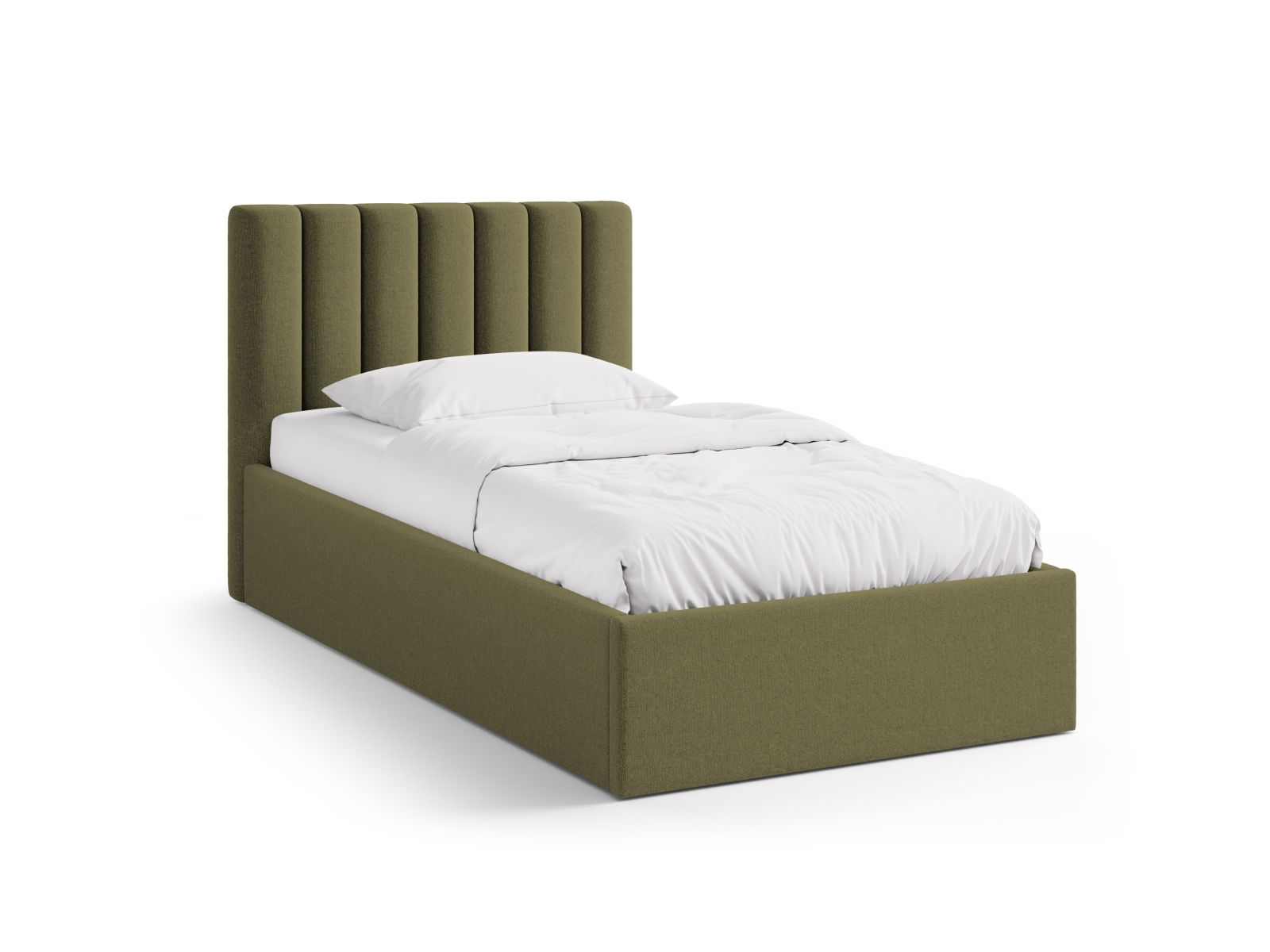 Storage Bed With Headboard, "Allison", 100x220x95