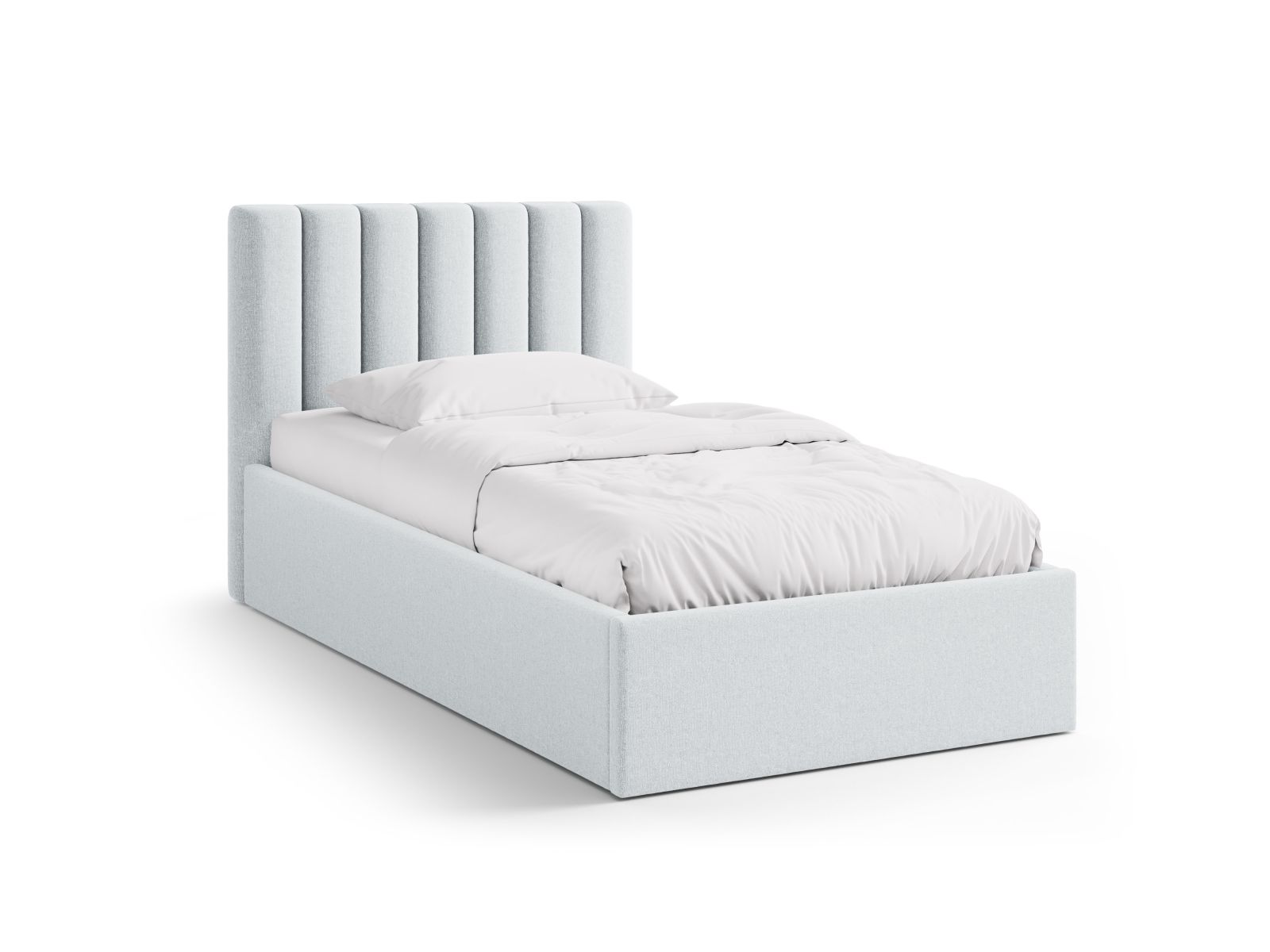 Storage Bed With Headboard, "Allison", 100x220x95