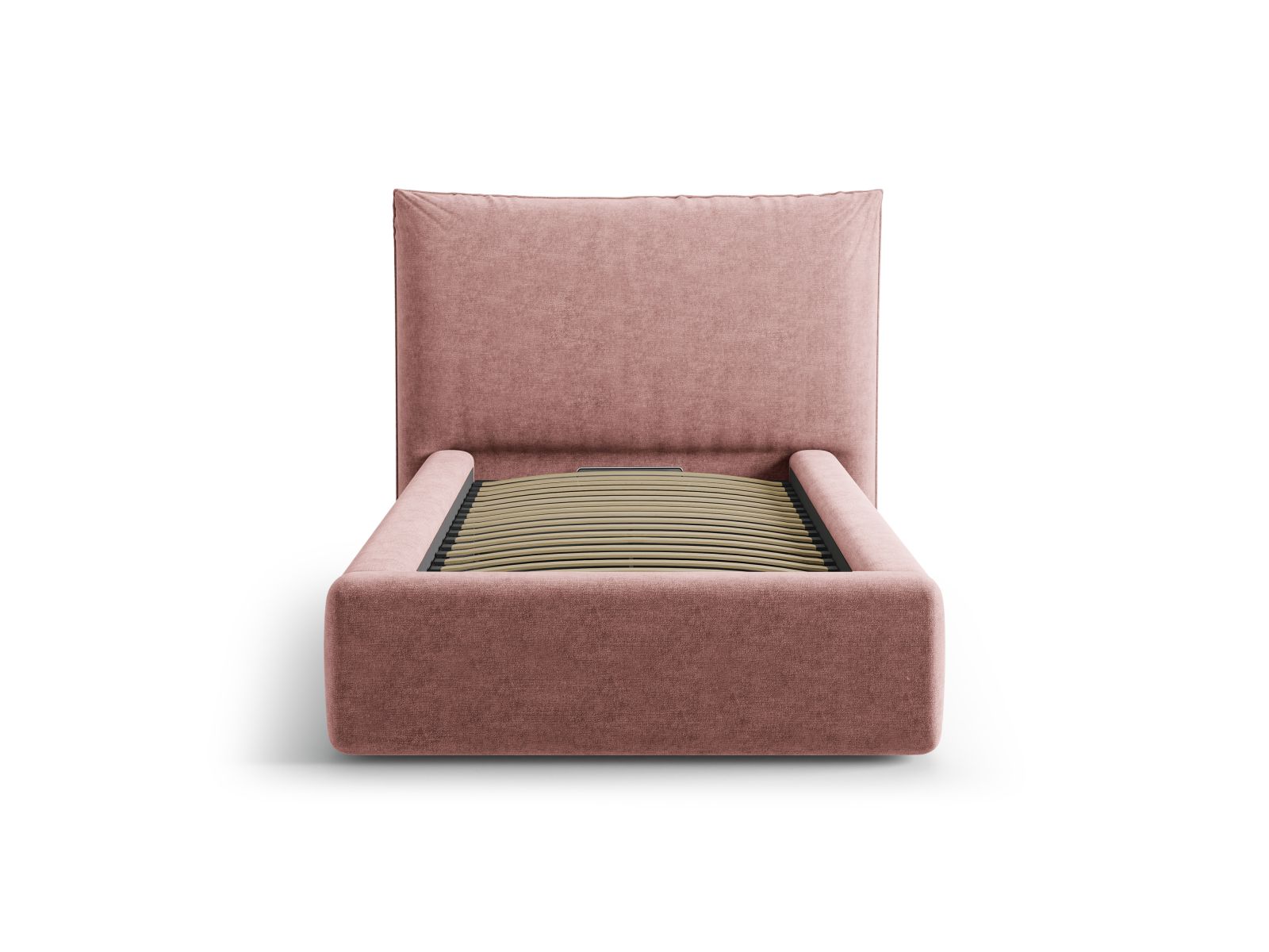 Storage Bed With Headboard, "Kaelle", 130x223x95