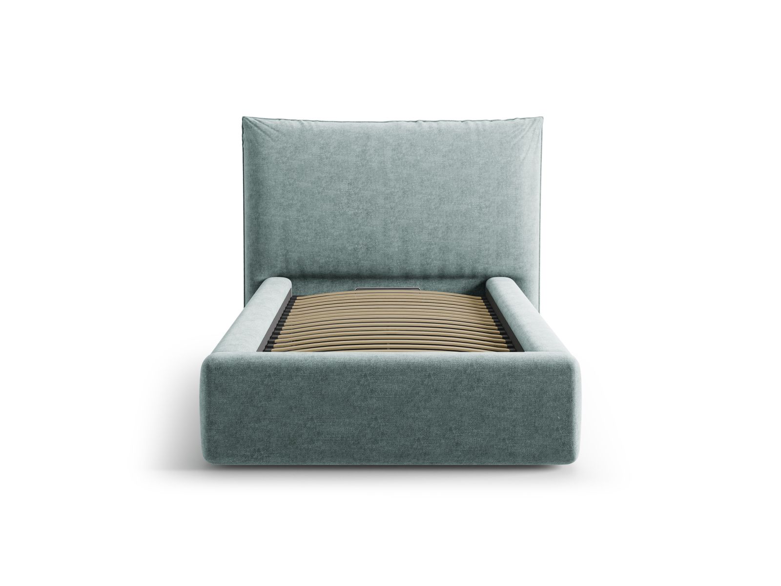 Storage Bed With Headboard, "Kaelle", 130x223x95