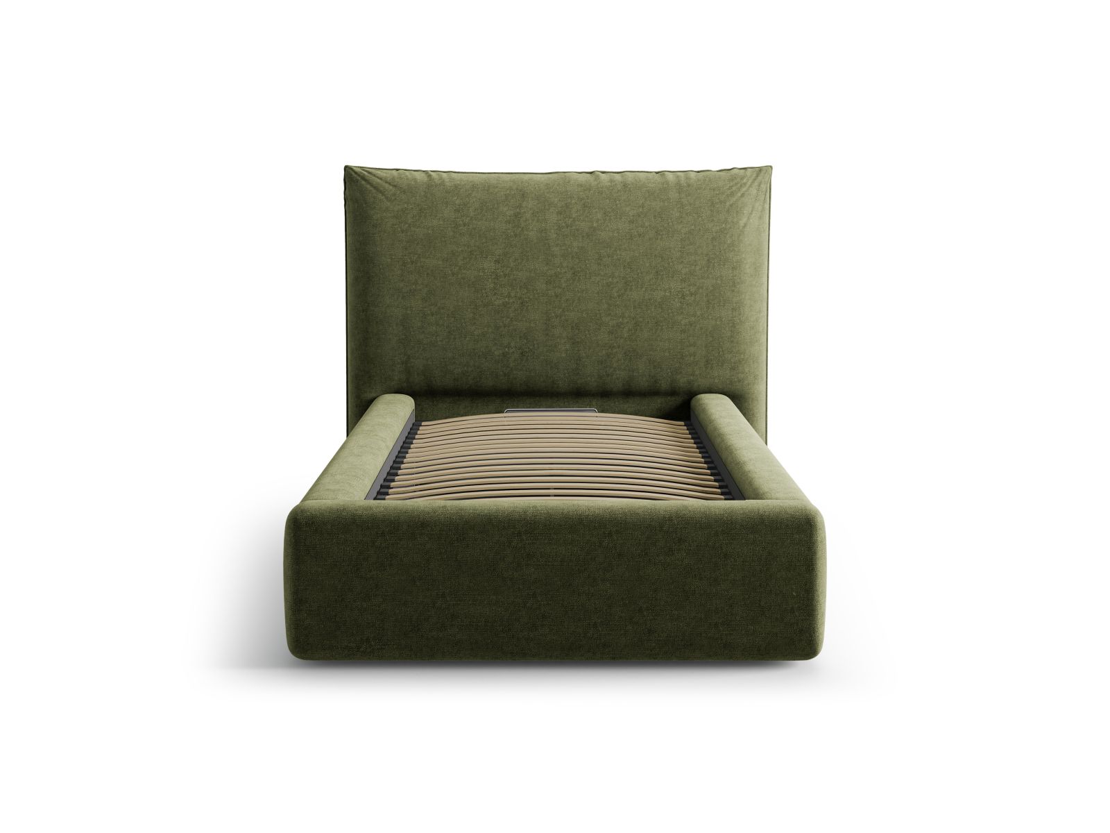 Storage Bed With Headboard, "Kaelle", 130x223x95