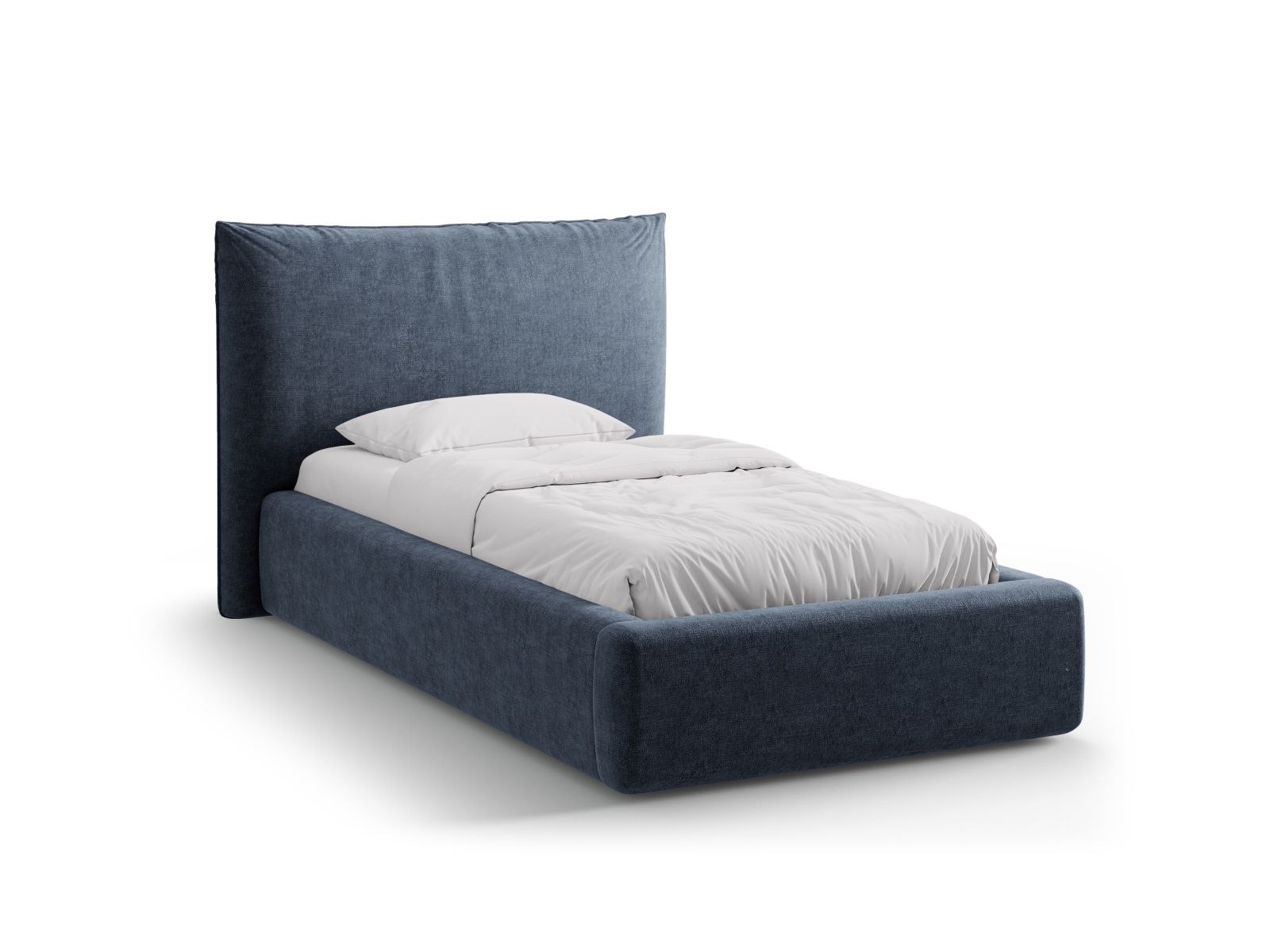 Storage Bed With Headboard, "Kaelle", 130x223x95
