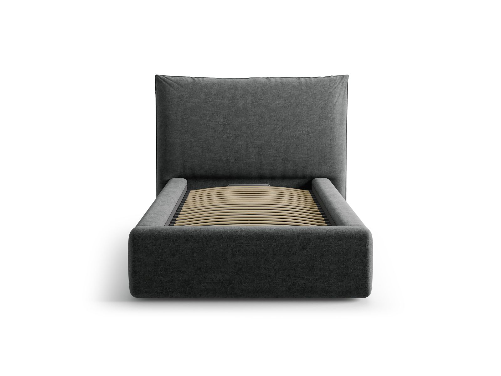 Storage Bed With Headboard, "Kaelle", 130x223x95