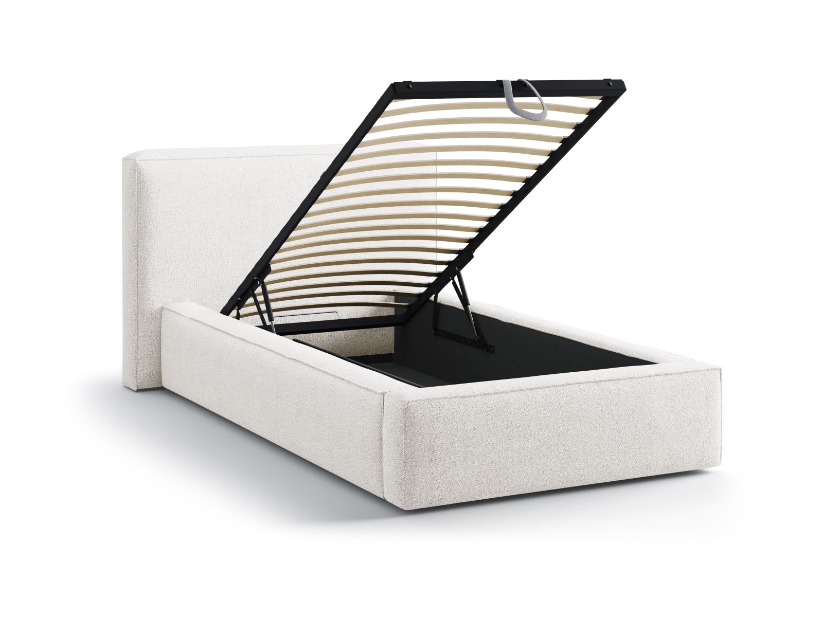 Storage Bed With Headboard, "Jodie", 136x223x95