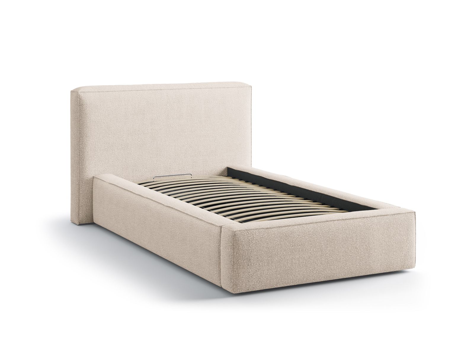 Storage Bed With Headboard, "Jodie", 136x223x95