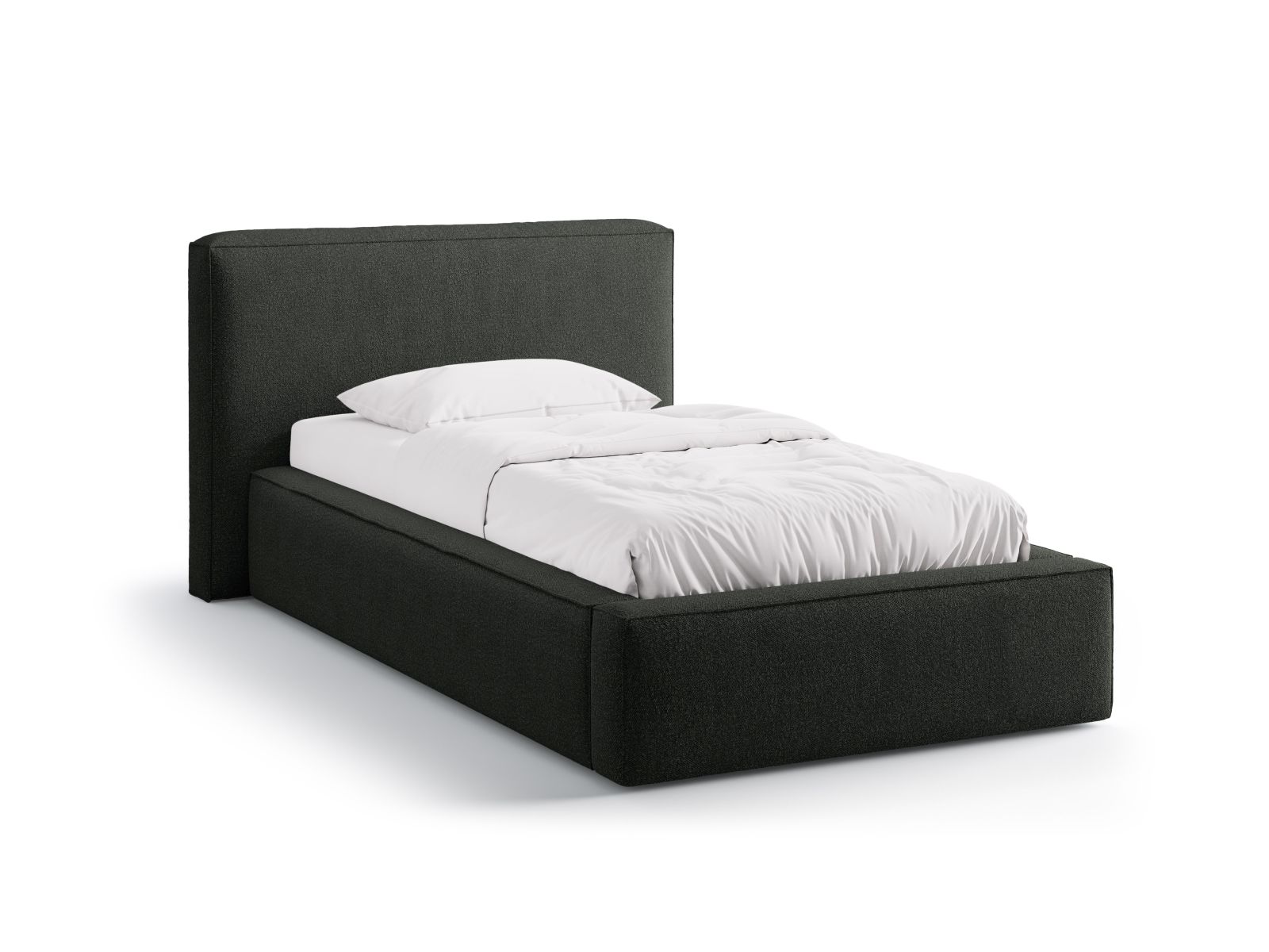 Storage Bed With Headboard, "Jodie", 136x223x95