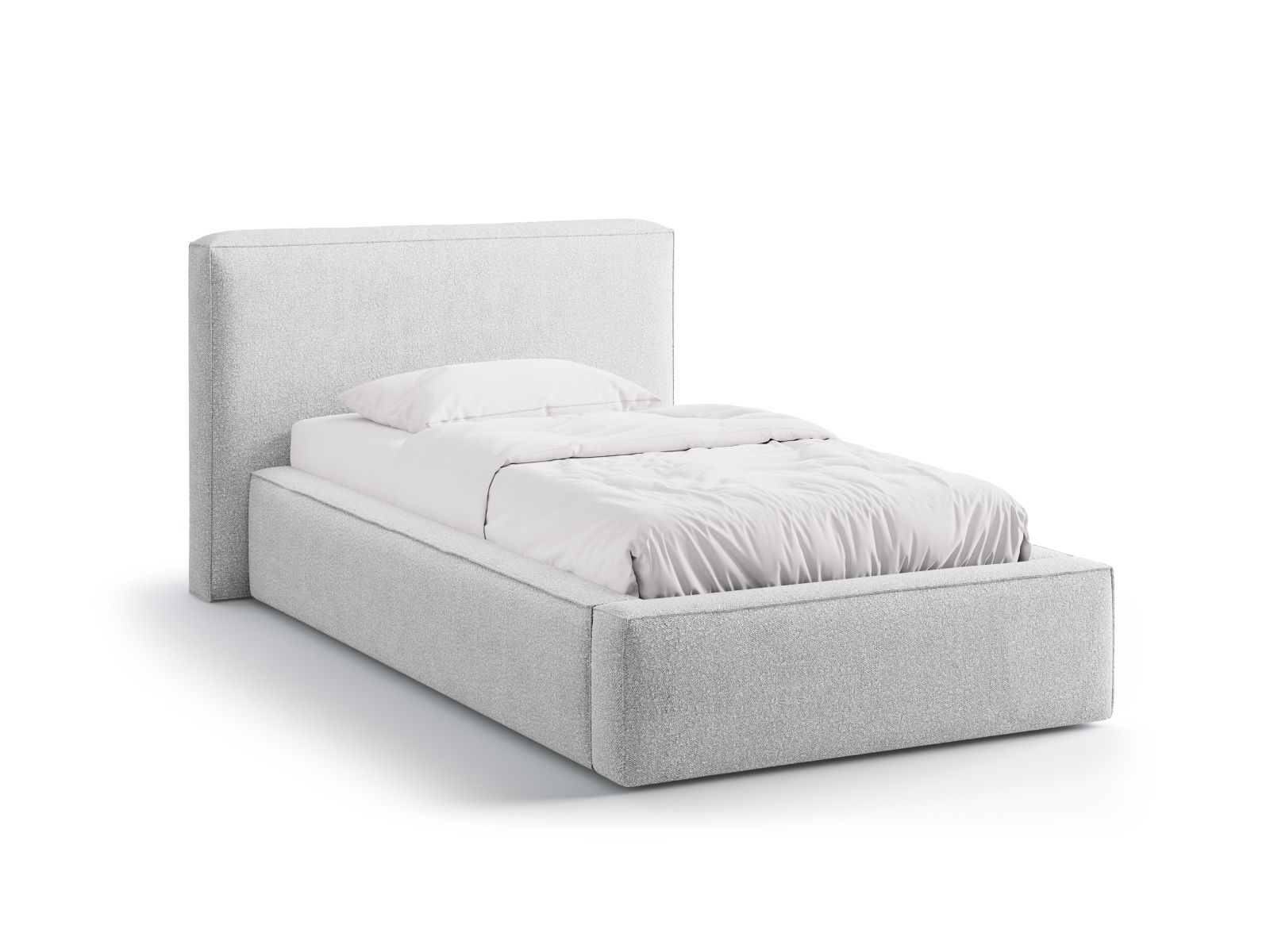 Storage Bed With Headboard, "Jodie", 136x223x95