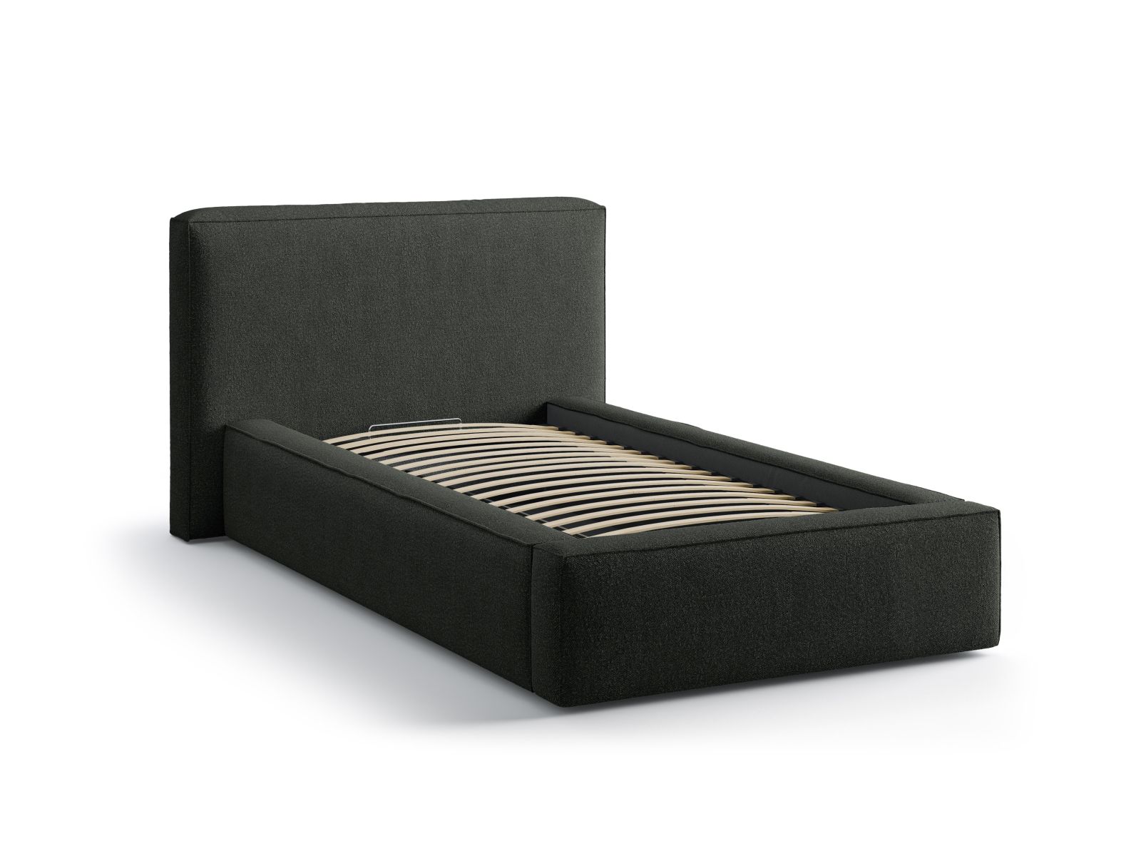Storage Bed With Headboard, "Jodie", 136x223x95