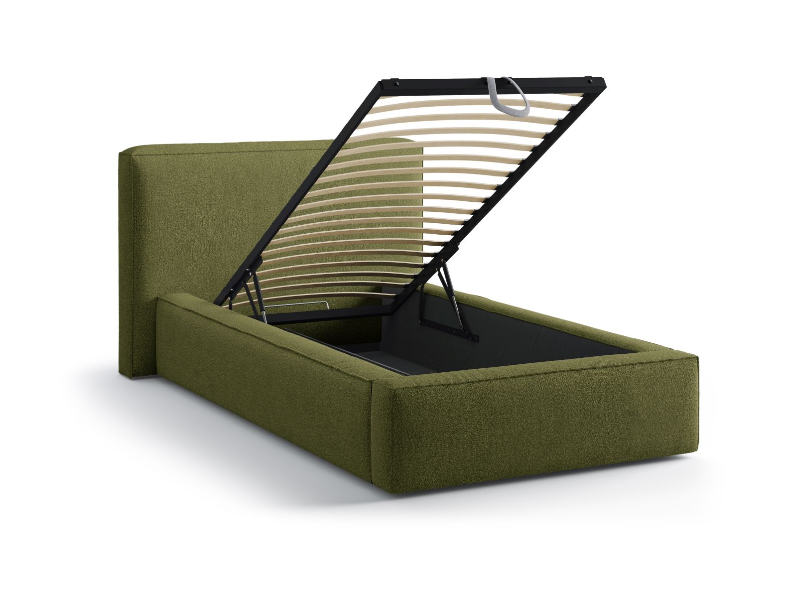 Storage Bed With Headboard, "Jodie", 136x223x95