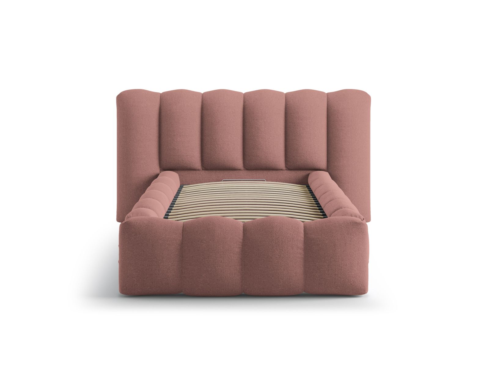 Storage Bed With Headboard, "Lupine", 174x226x95