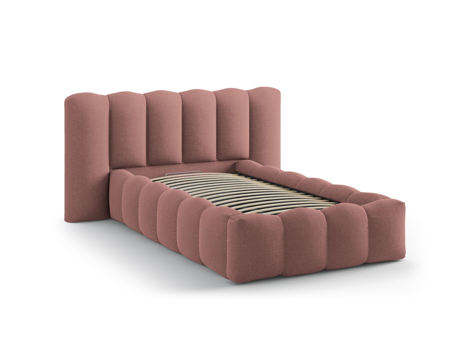 Storage Bed With Headboard, "Lupine", 174x226x95