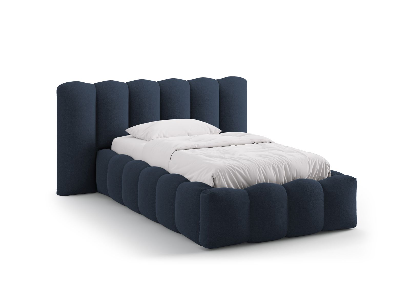 Storage Bed With Headboard, "Lupine", 174x226x95