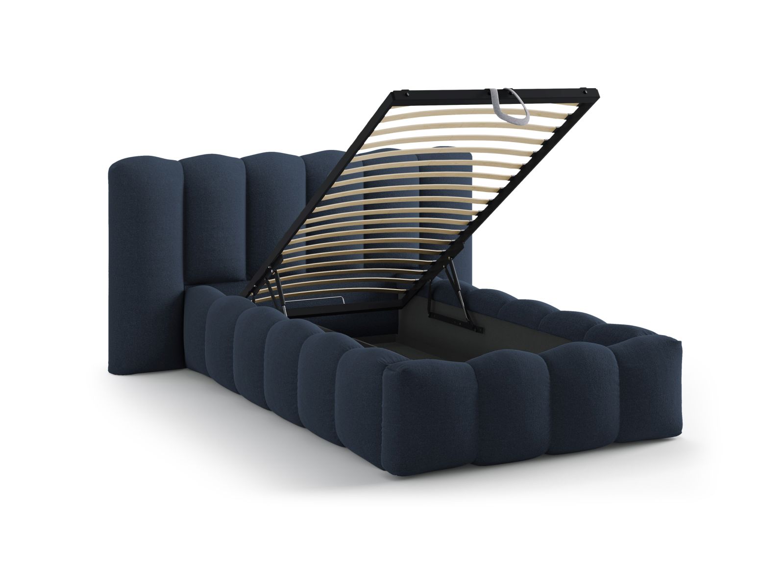 Storage Bed With Headboard, "Lupine", 174x226x95
