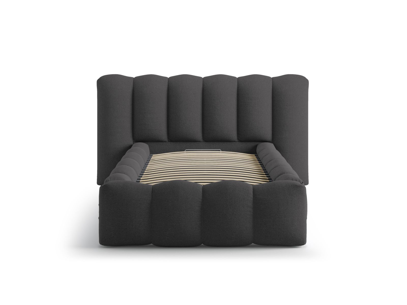 Storage Bed With Headboard, "Lupine", 174x226x95